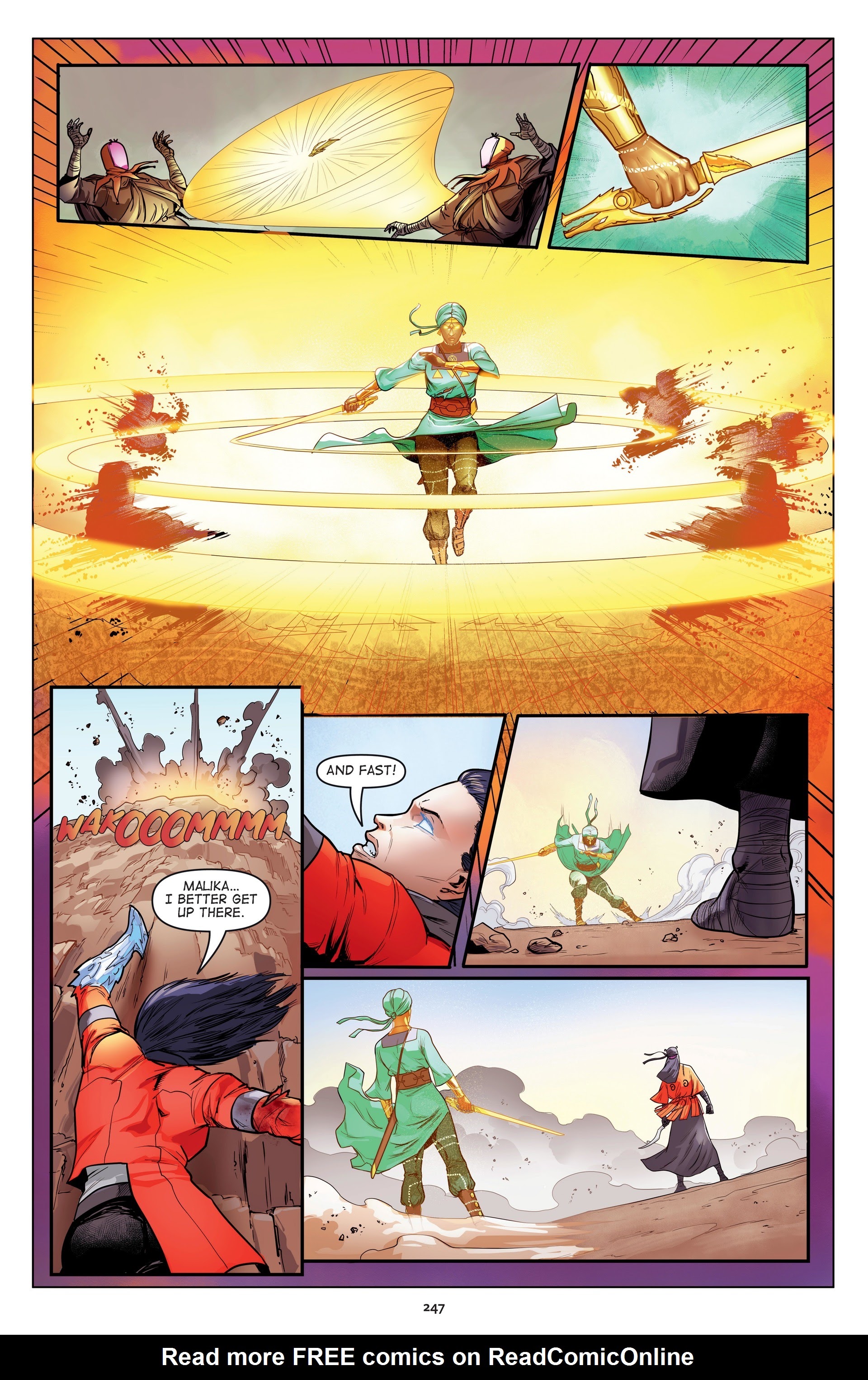 Read online Malika: Warrior Queen comic -  Issue # TPB 2 (Part 3) - 49