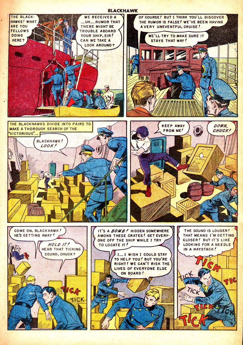 Read online Blackhawk (1957) comic -  Issue #32 - 5