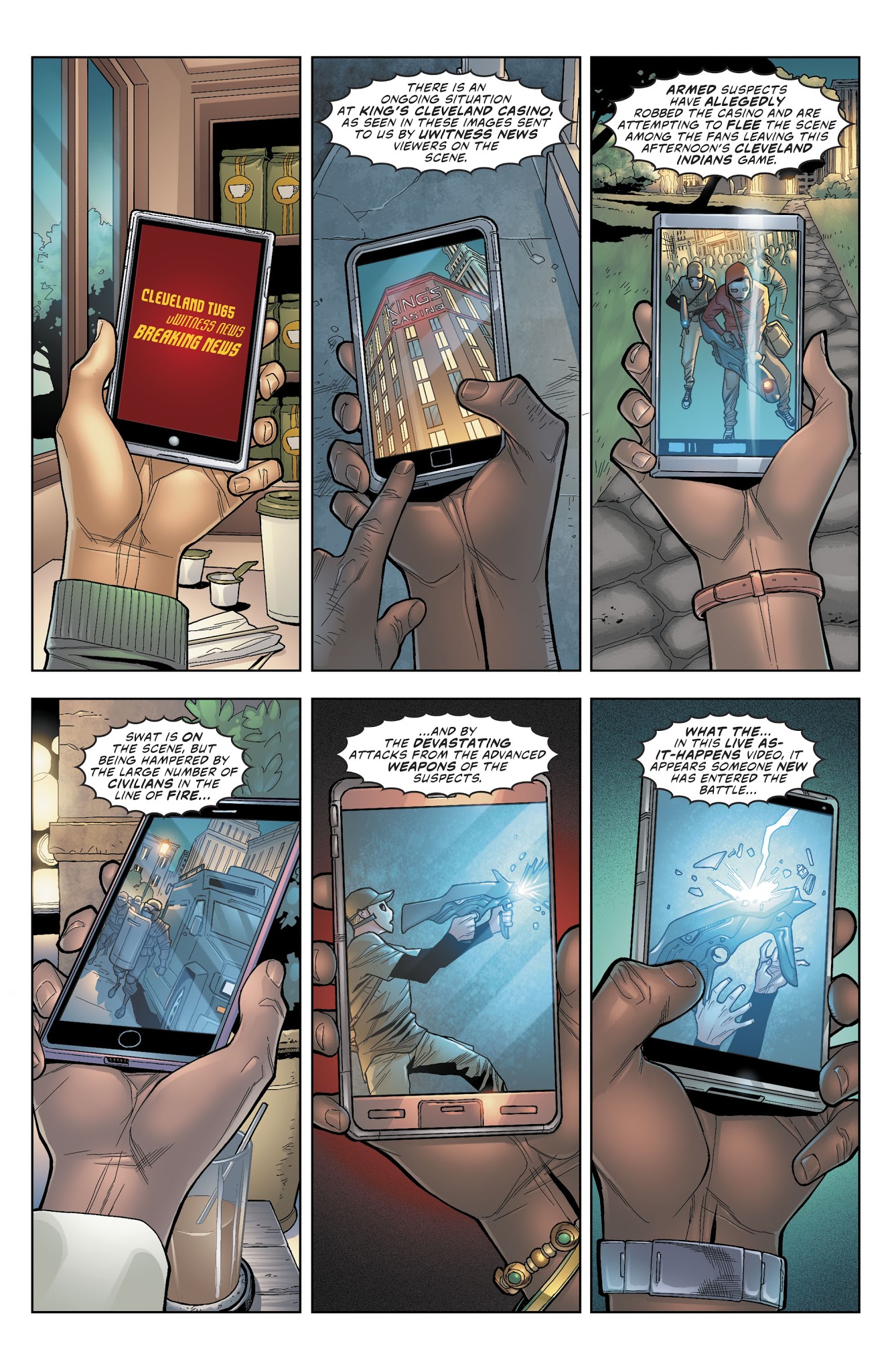 Read online Black Lightning: Cold Dead Hands comic -  Issue #1 - 4