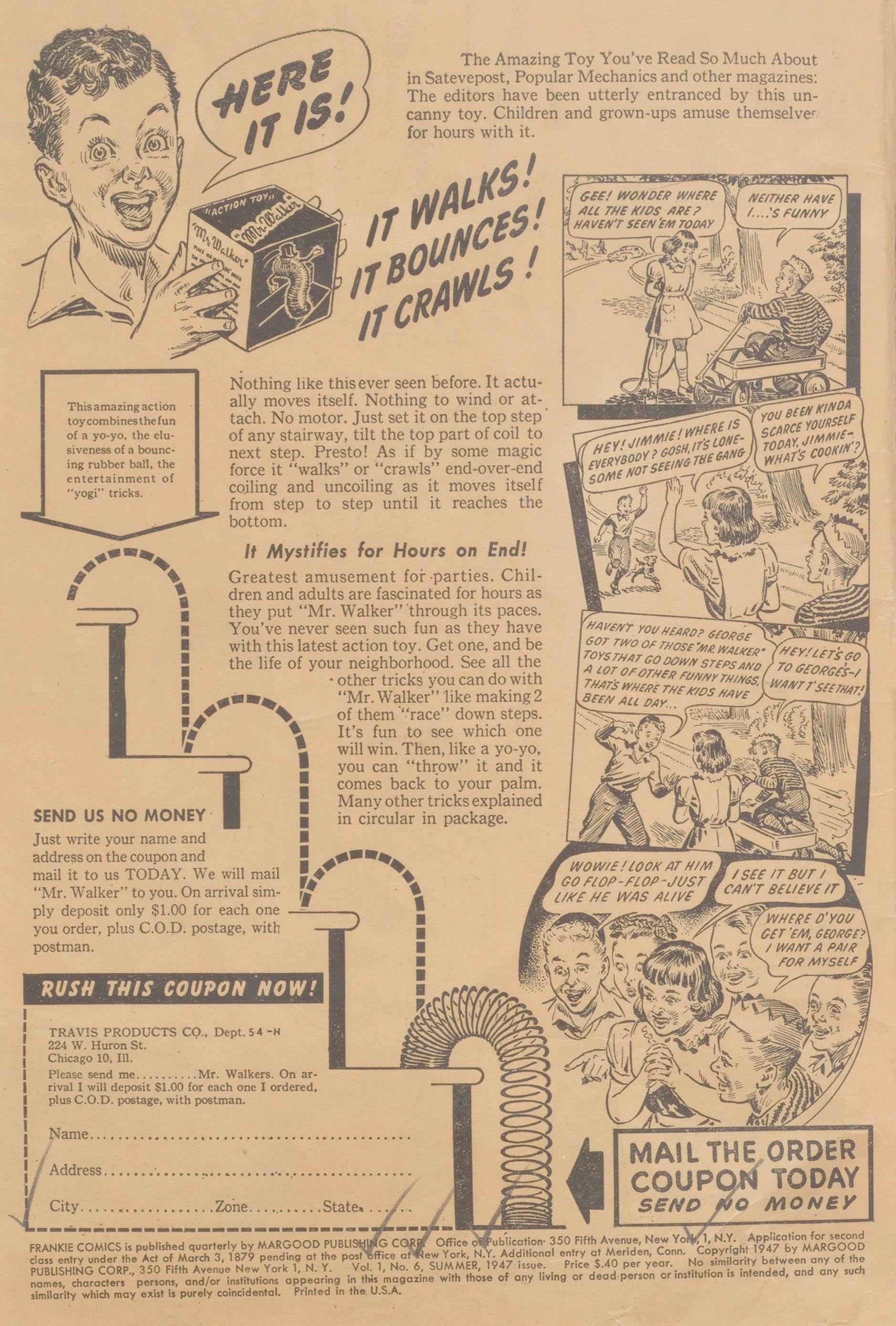 Read online Frankie Comics comic -  Issue #6 - 2