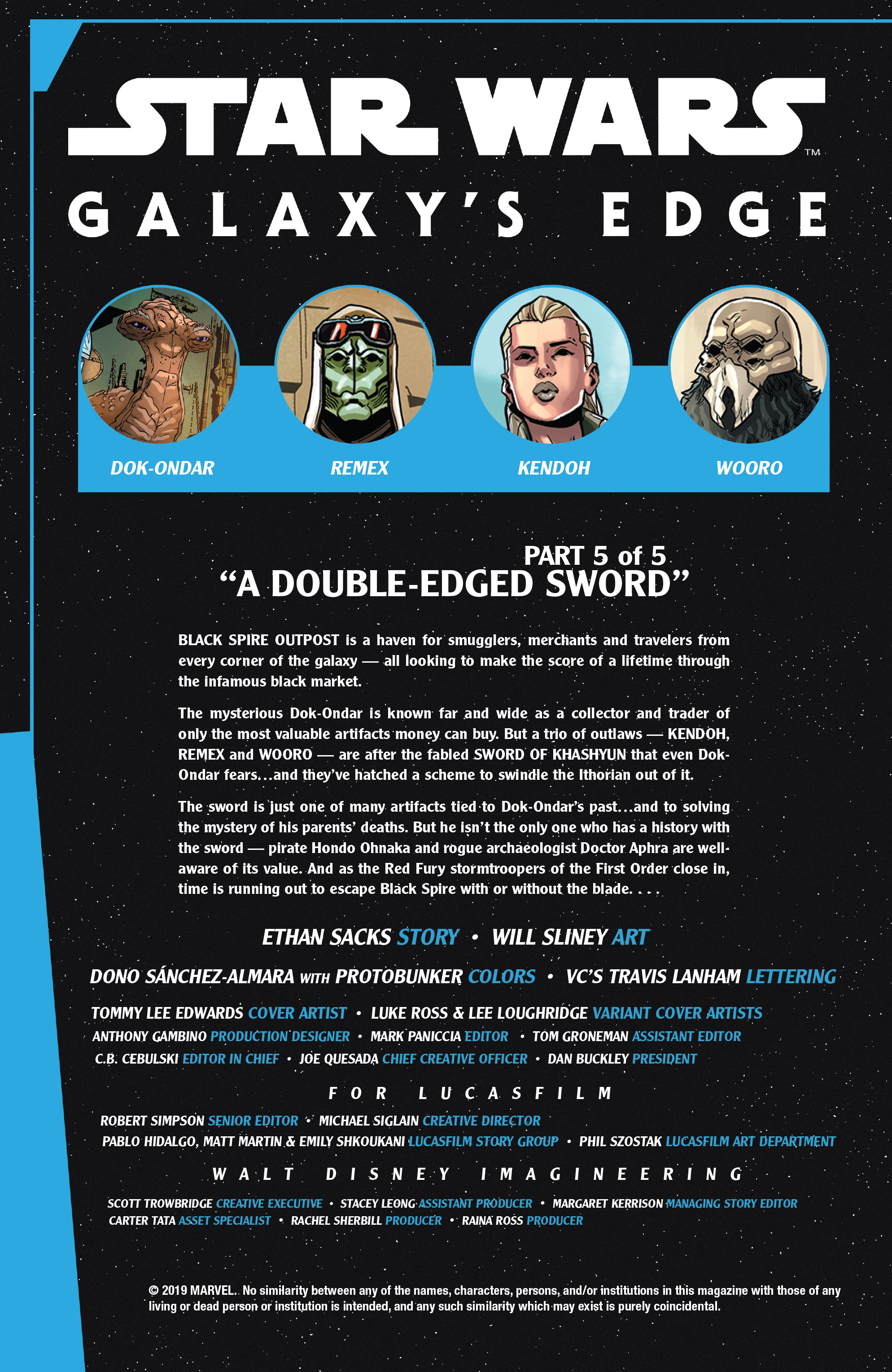 Read online Star Wars: Galaxy's Edge comic -  Issue #5 - 2