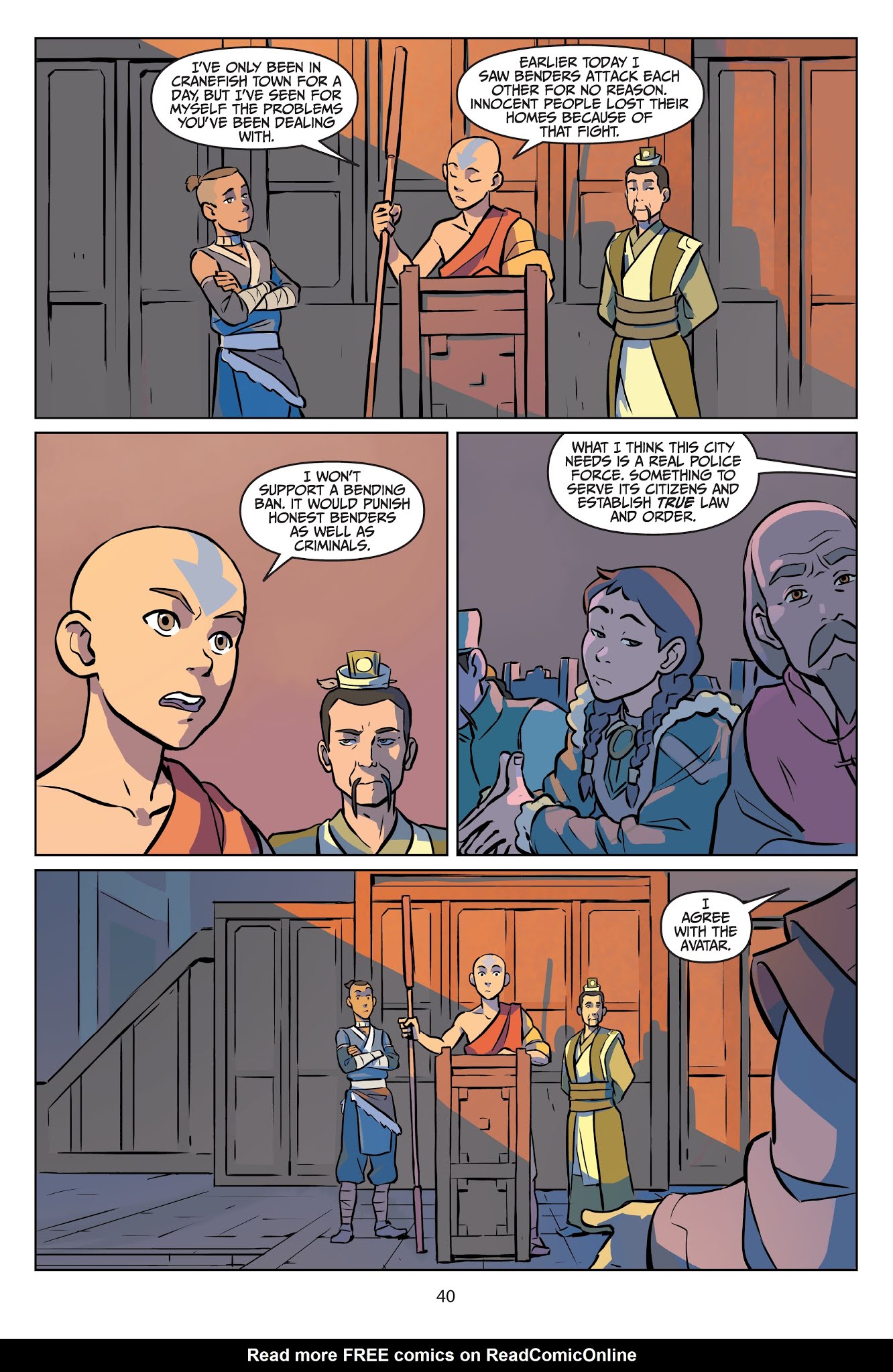 Read online Nickelodeon Avatar: The Last Airbender - Imbalance comic -  Issue # TPB 1 - 41
