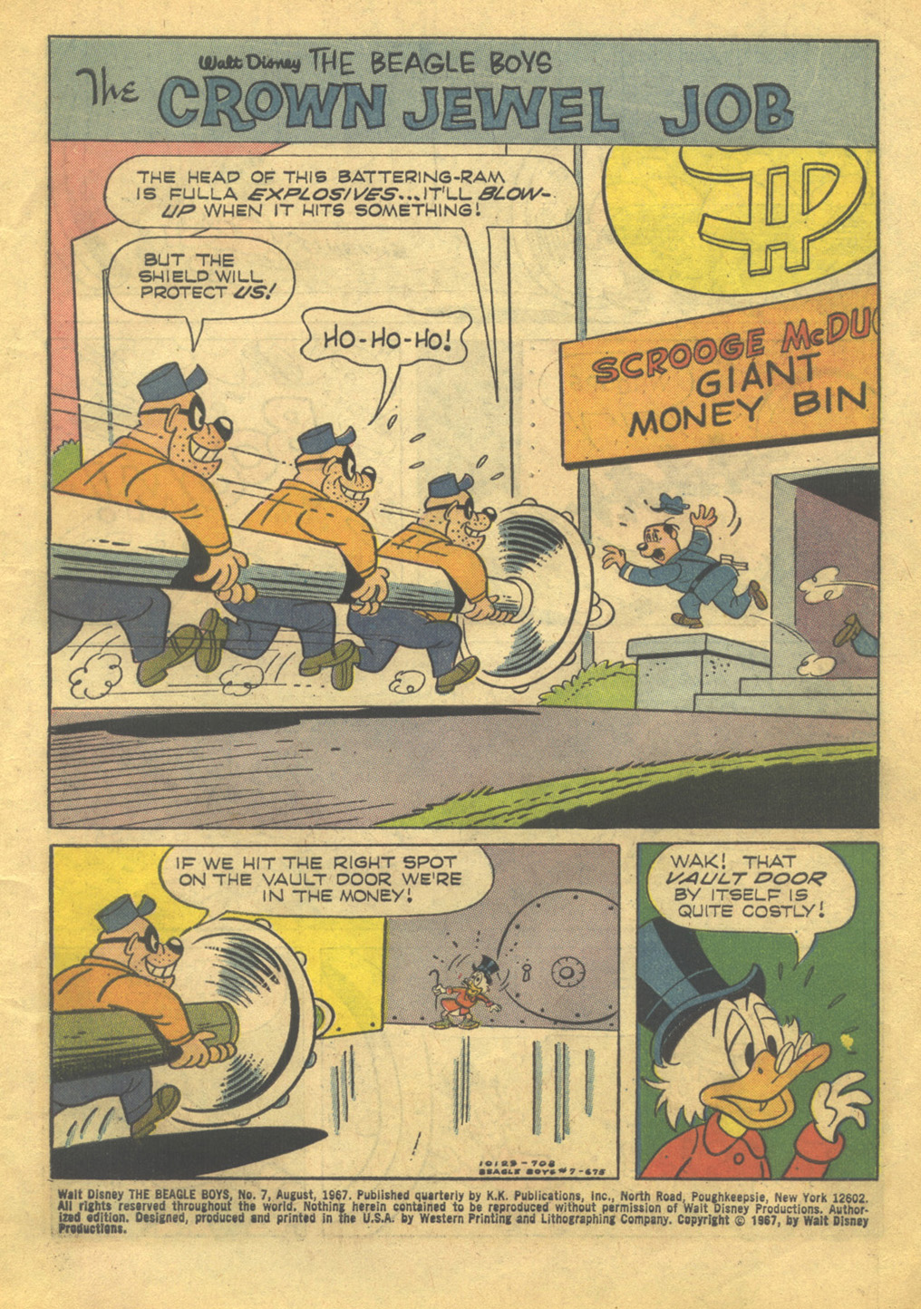 Read online Walt Disney THE BEAGLE BOYS comic -  Issue #7 - 3