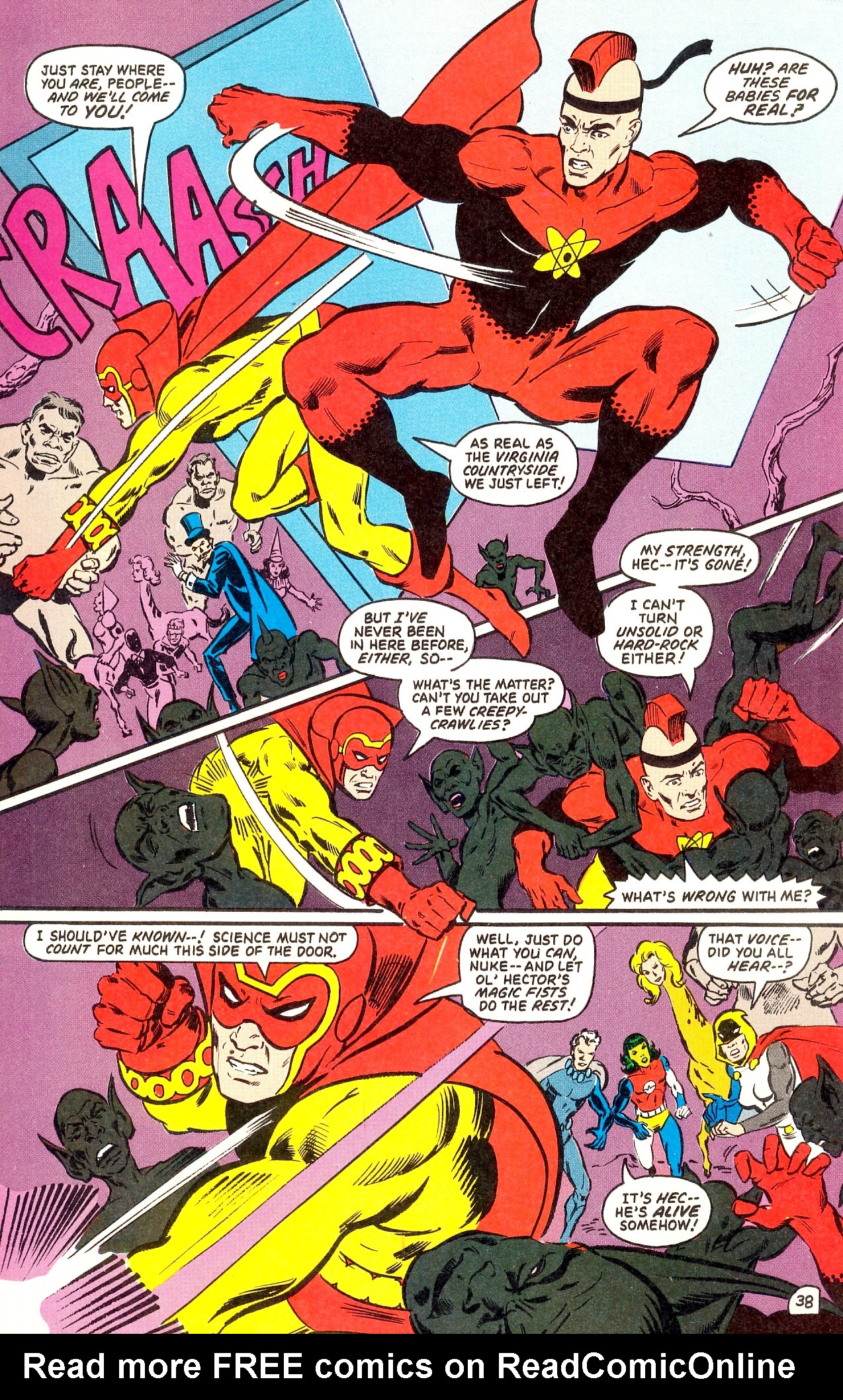 Read online Infinity Inc. (1984) comic -  Issue #50 - 39