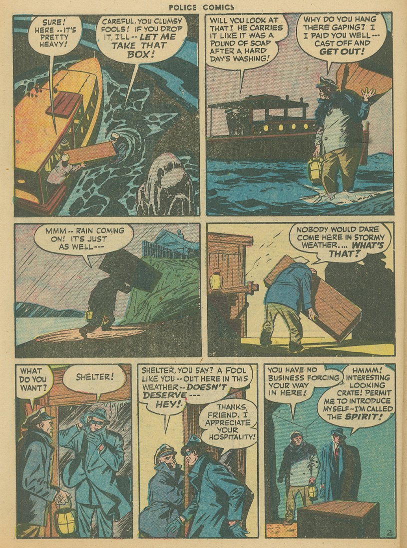 Read online Police Comics comic -  Issue #75 - 34