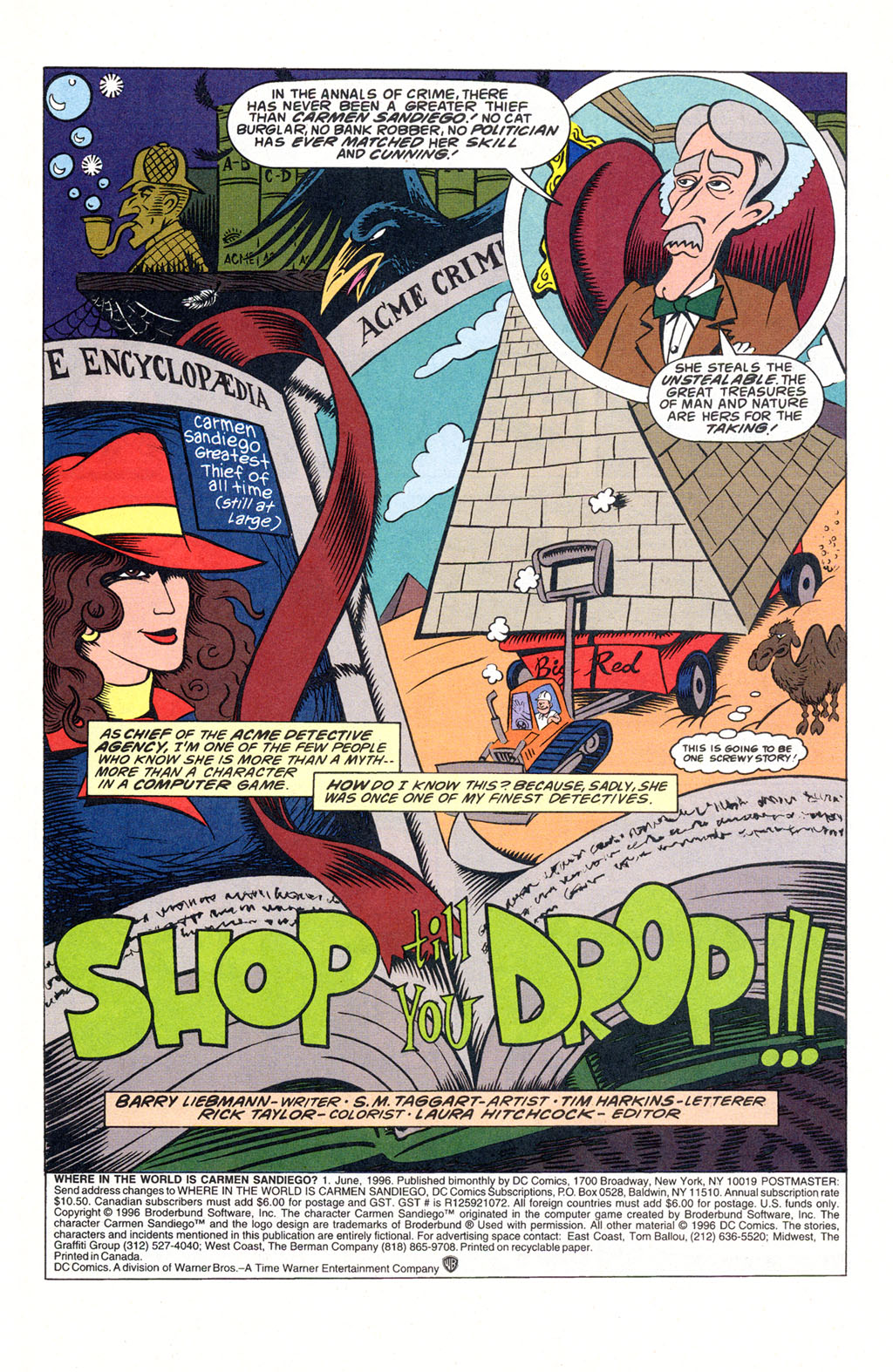Read online Where In The World Is Carmen Sandiego? comic -  Issue #1 - 2