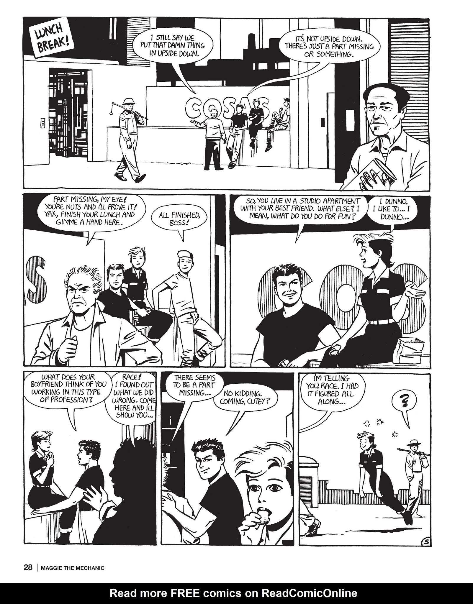 Read online Maggie the Mechanic: The Love & Rockets Library - Locas comic -  Issue # TPB (Part 1) - 28