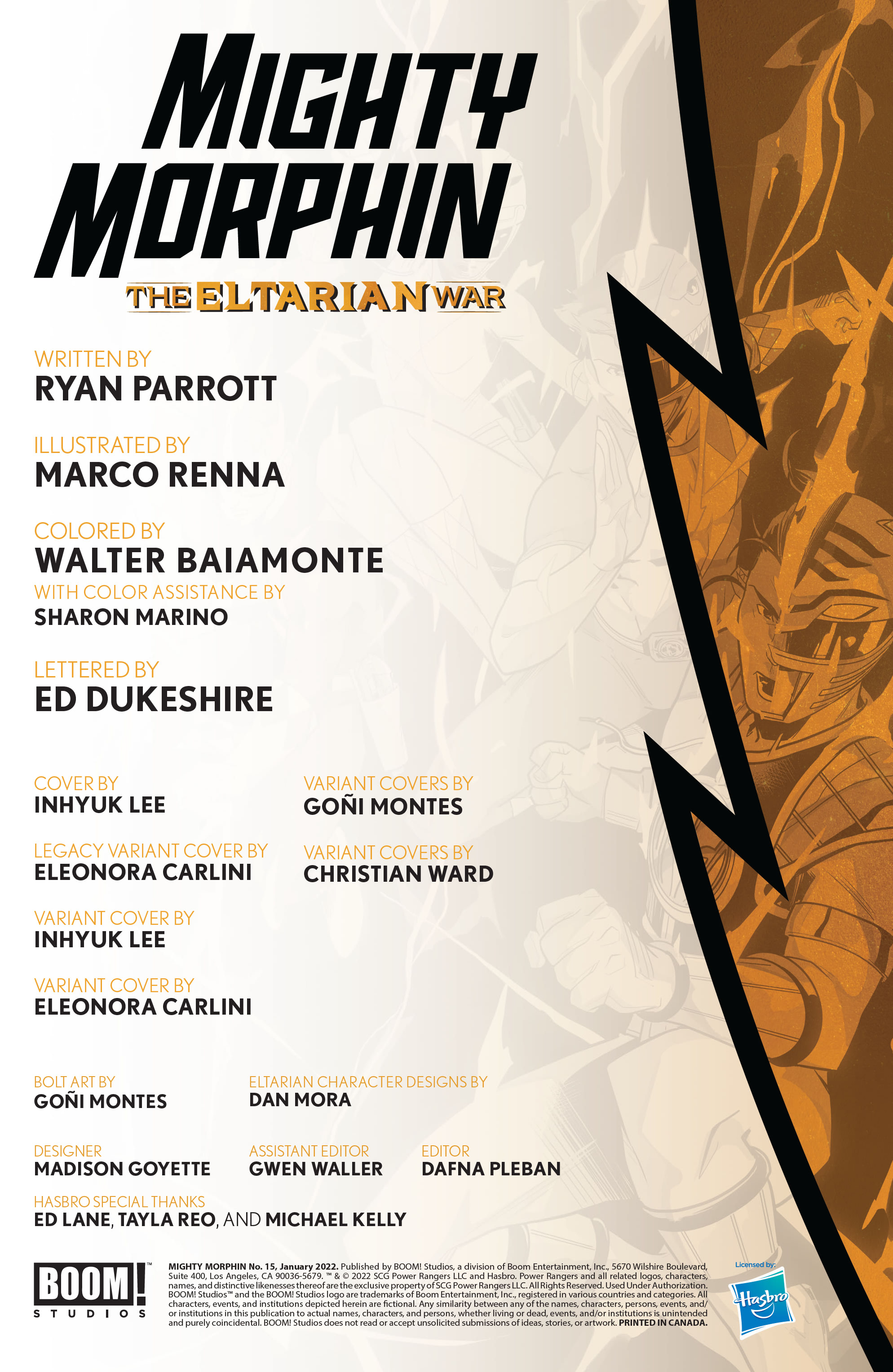 Read online Mighty Morphin comic -  Issue #15 - 2