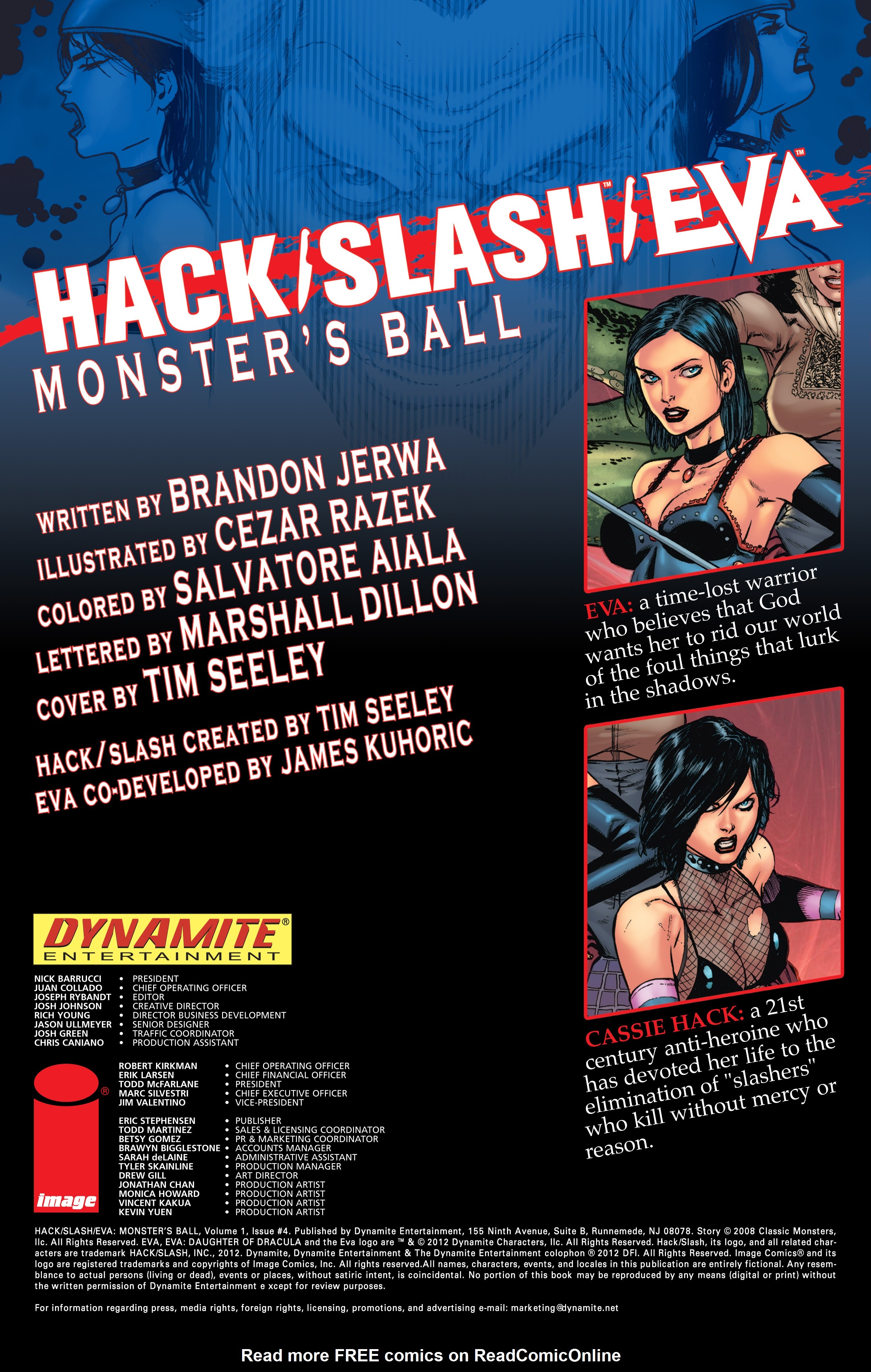 Read online Hack/Slash/Eva Monster's Ball comic -  Issue #4 - 2