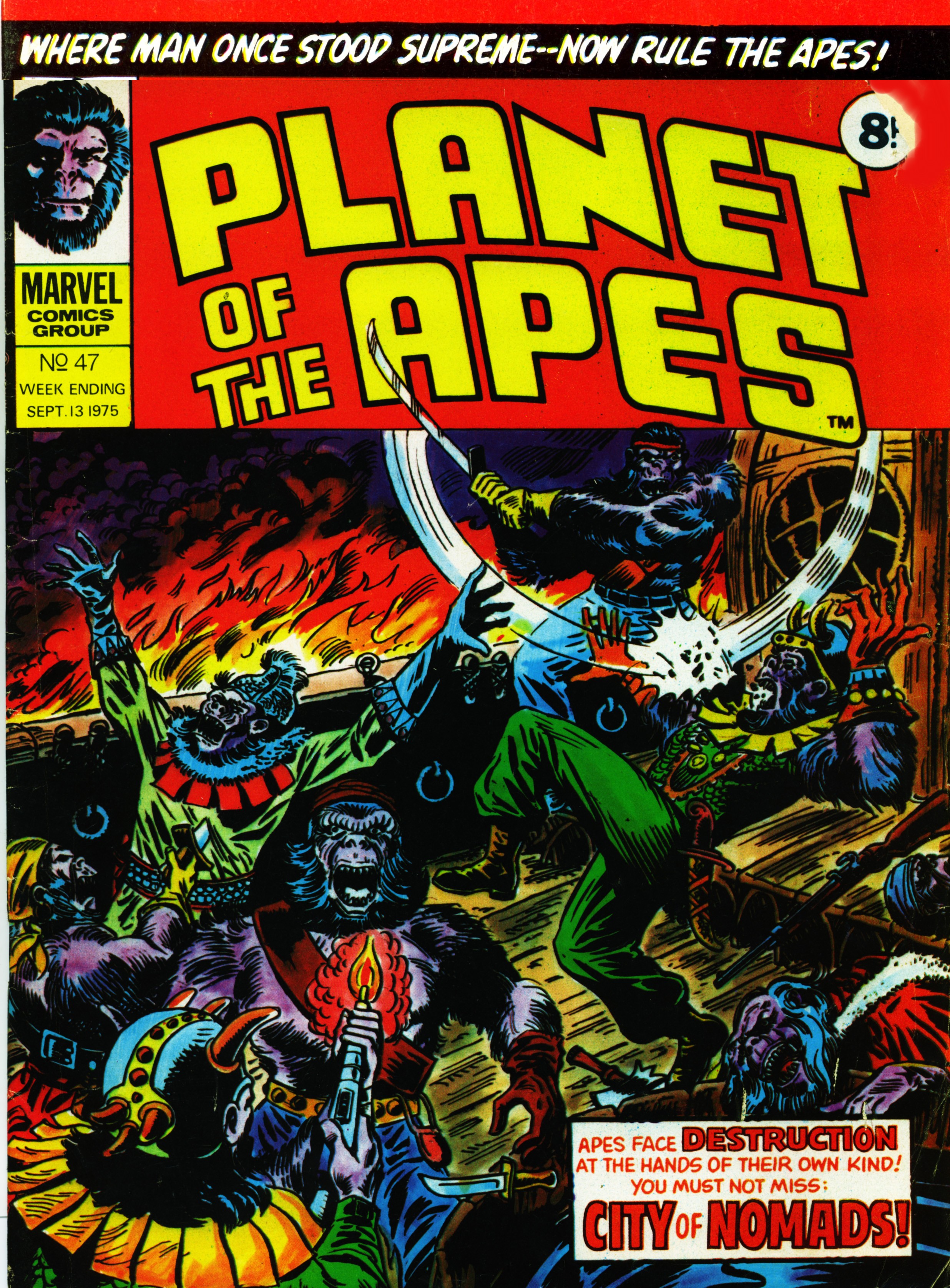 Read online Planet of the Apes (1974) comic -  Issue #46 - 1