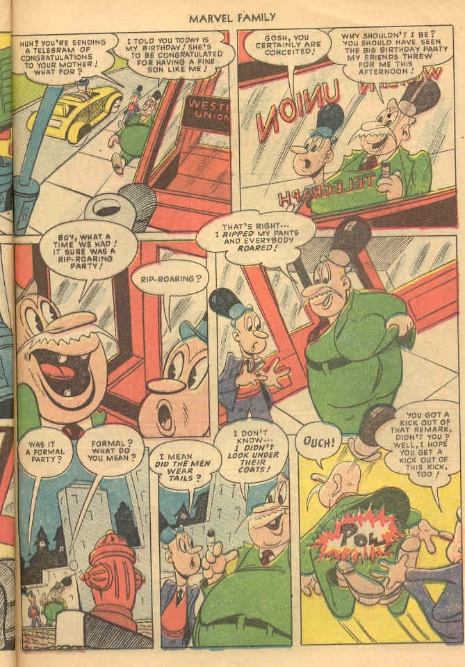 Read online The Marvel Family comic -  Issue #41 - 17