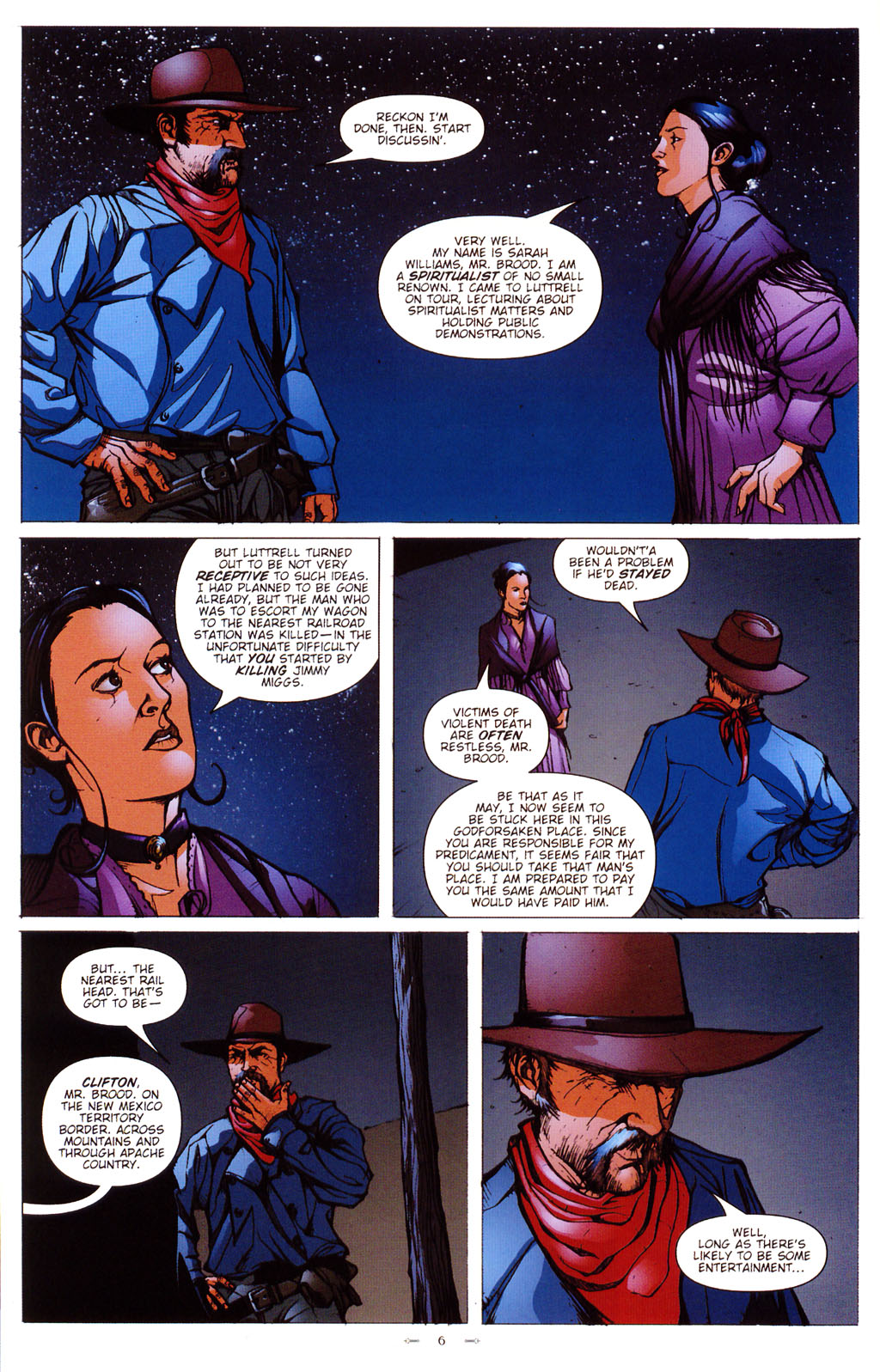 Read online Desperadoes: Banners of Gold comic -  Issue #1 - 8