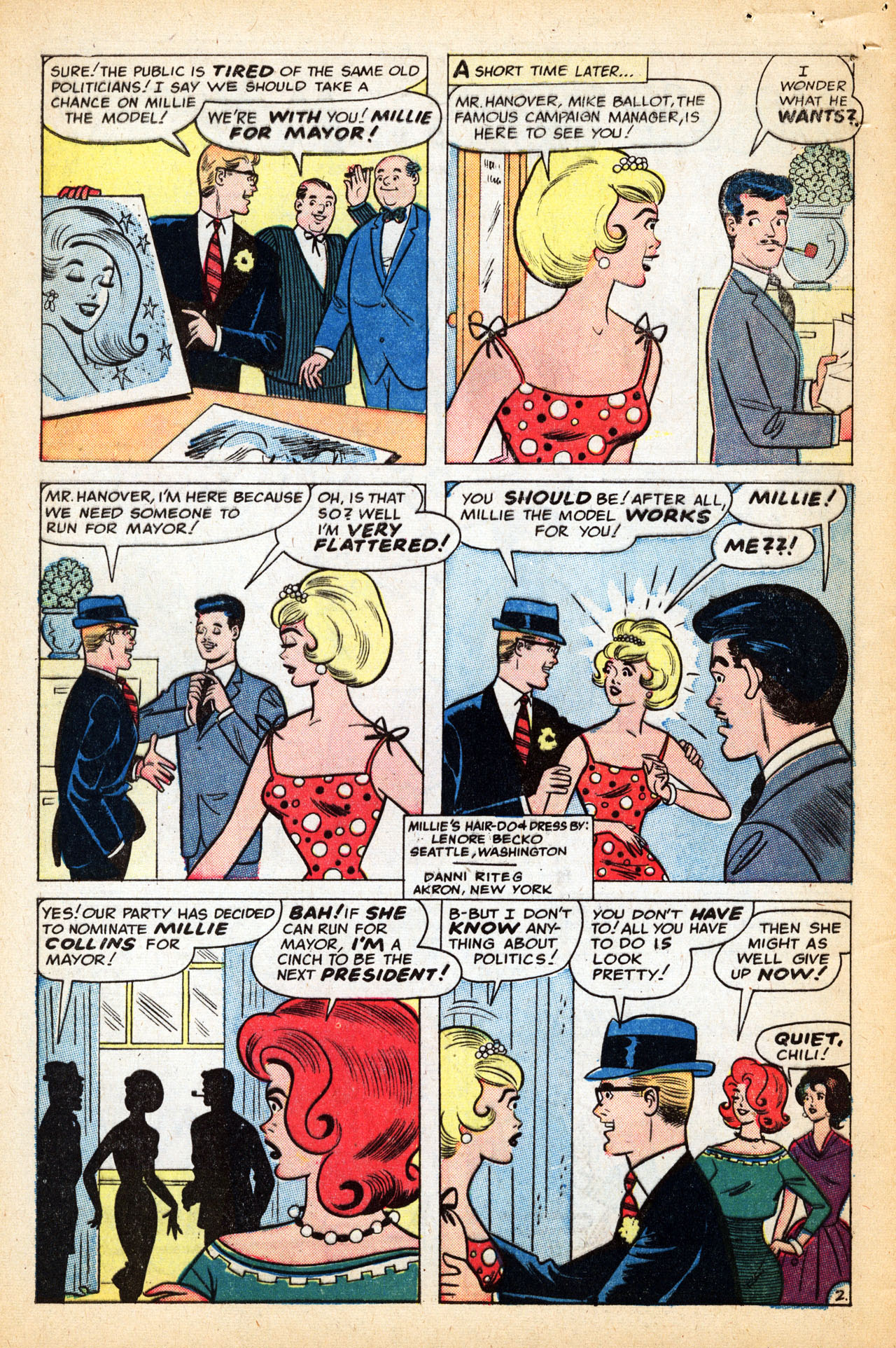 Read online Millie the Model comic -  Issue #111 - 4
