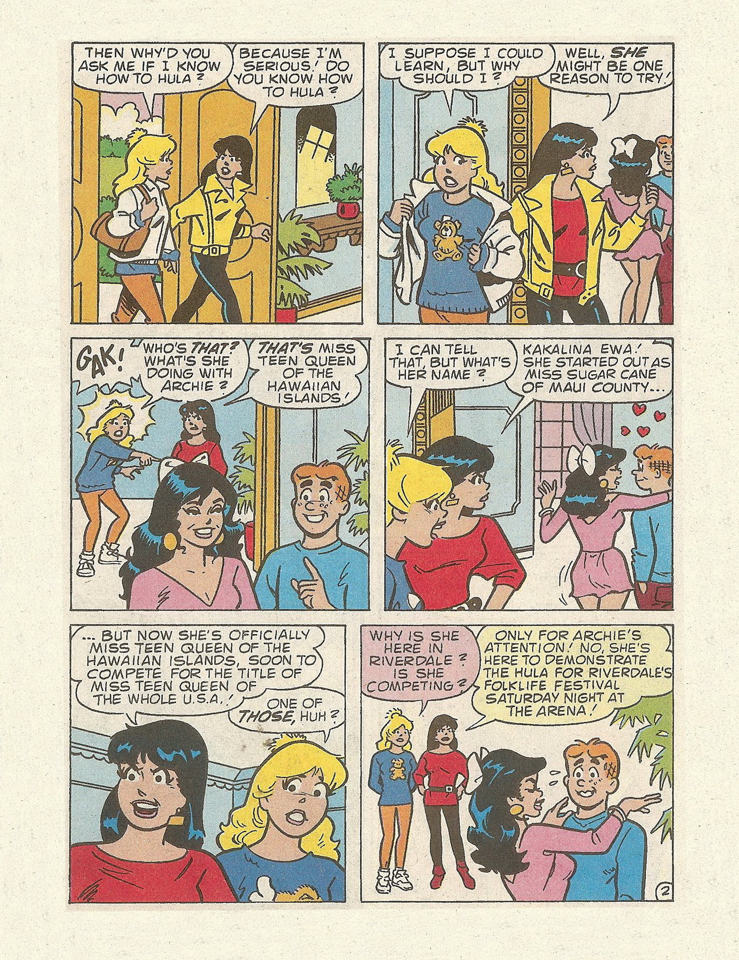 Read online Betty and Veronica Digest Magazine comic -  Issue #72 - 94