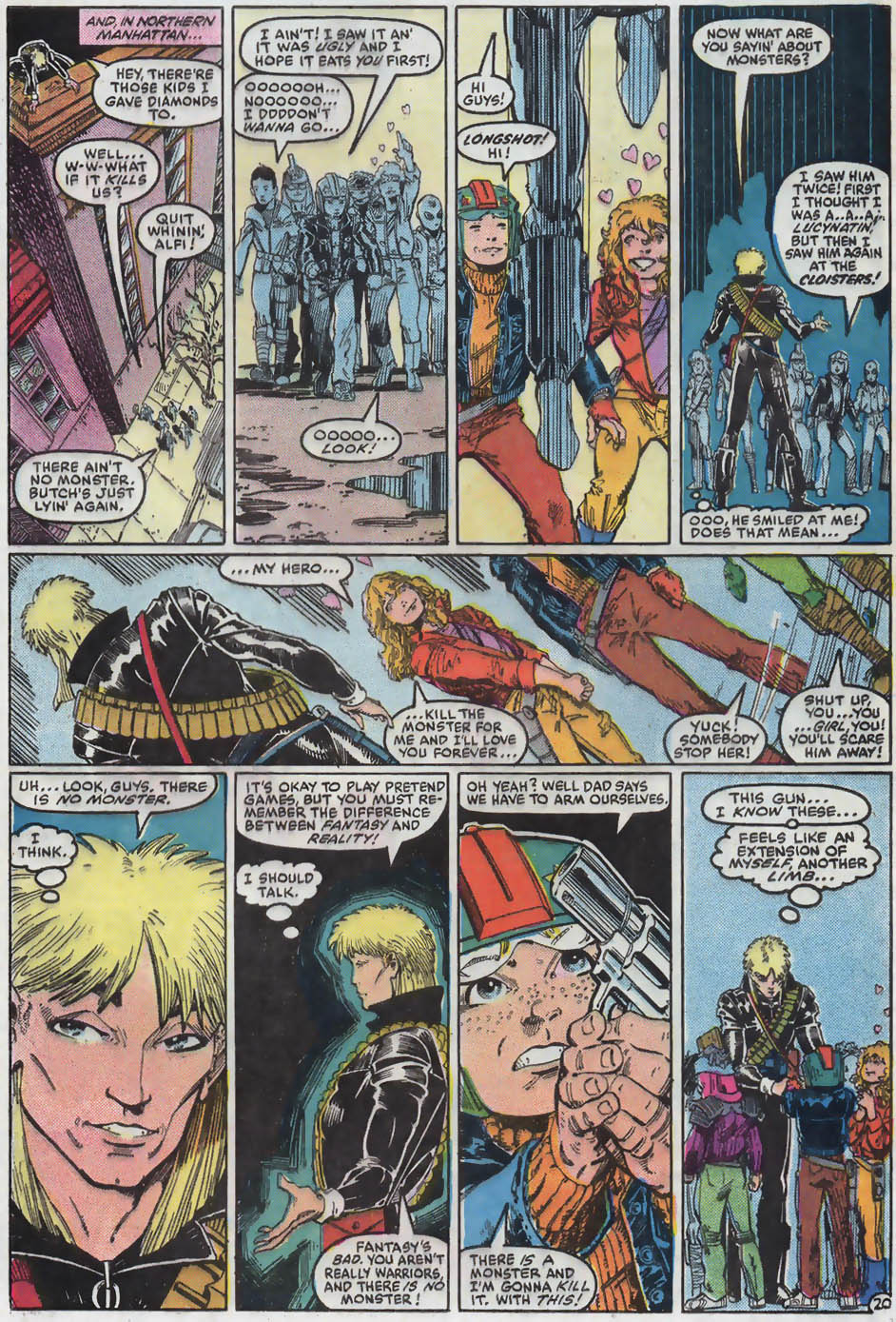 Read online Longshot (1985) comic -  Issue #4 - 21