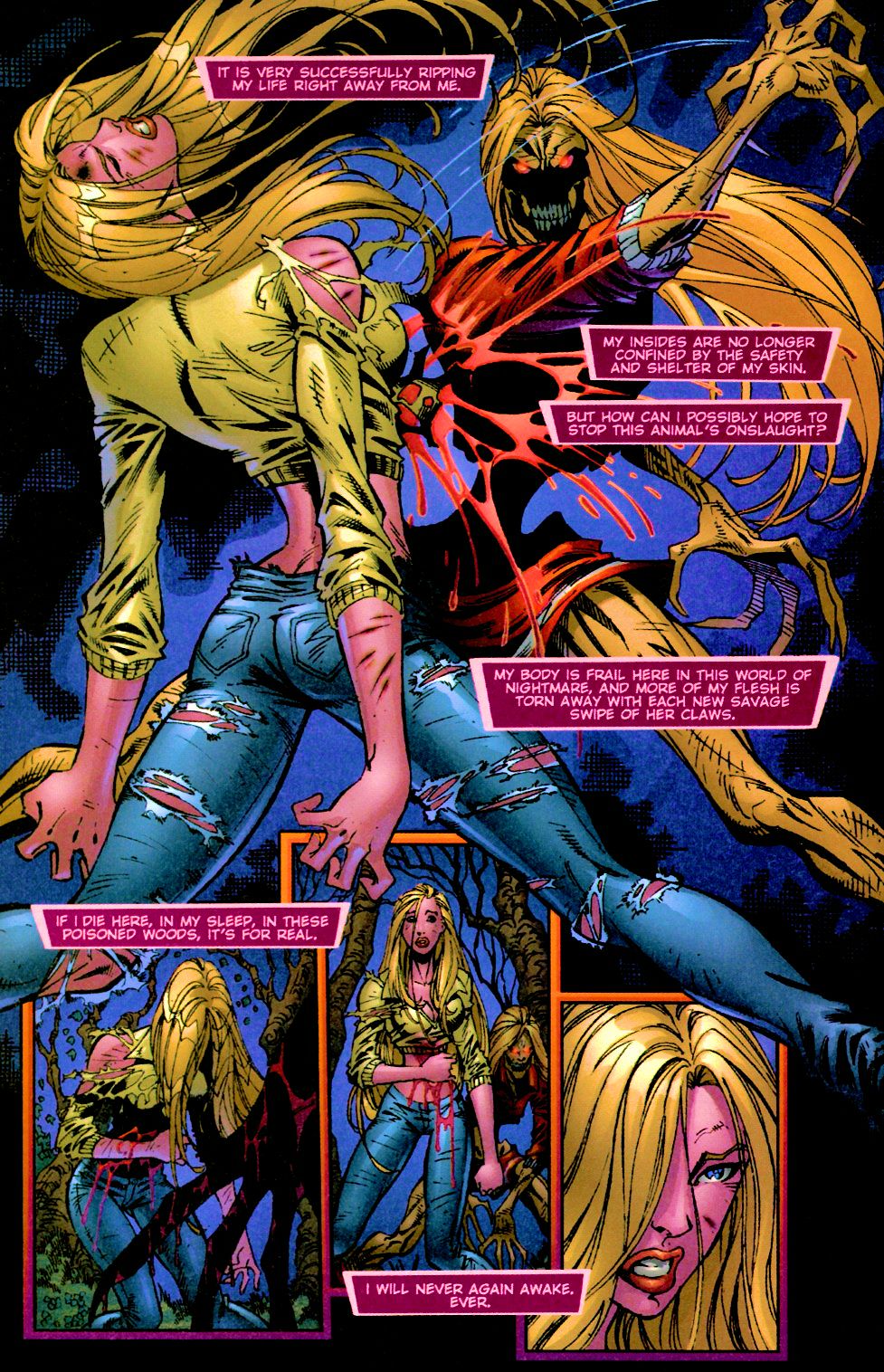 Read online Dreams of the Darkchylde comic -  Issue #5 - 10