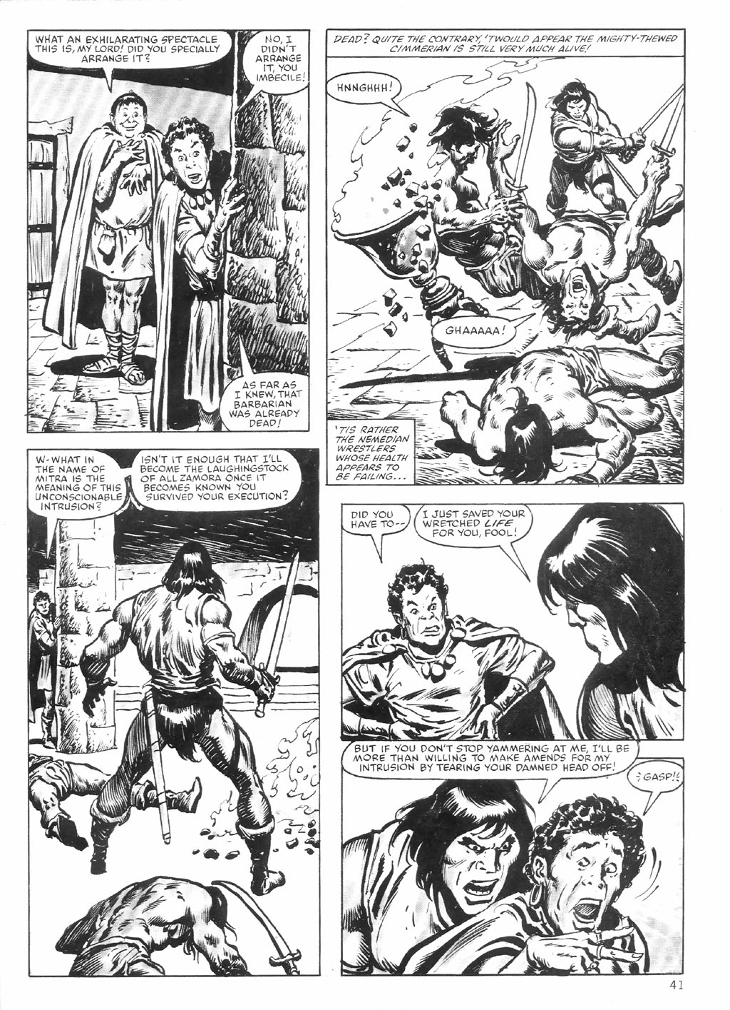 Read online The Savage Sword Of Conan comic -  Issue #81 - 41