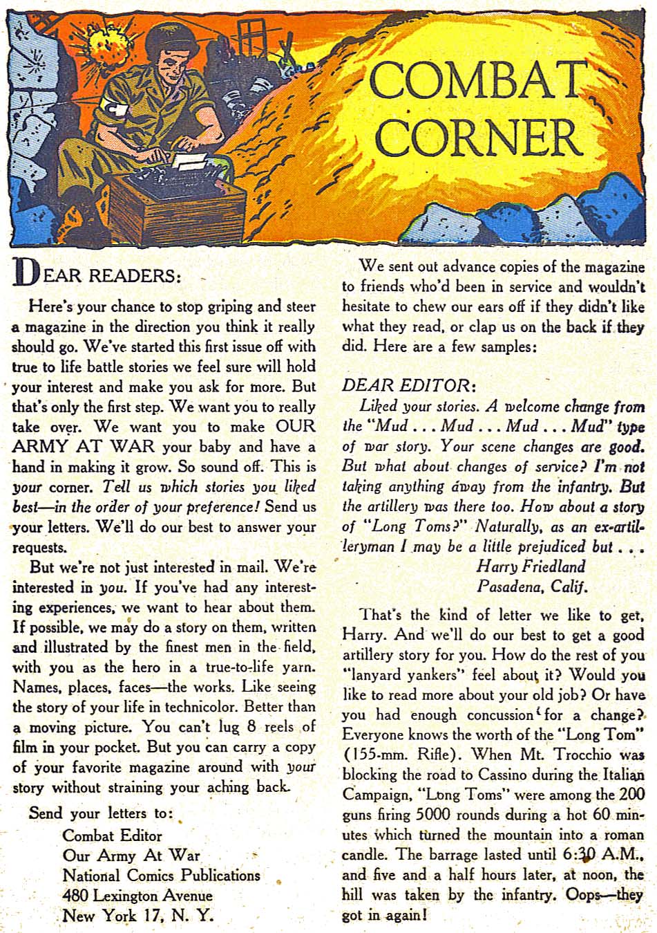 Read online Our Army at War (1952) comic -  Issue #1 - 27