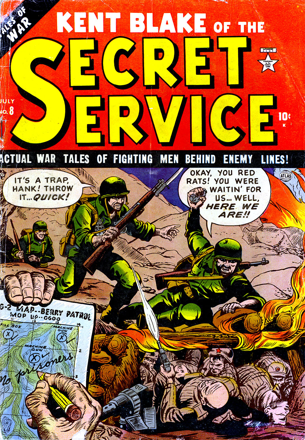 Read online Kent Blake of the Secret Service comic -  Issue #8 - 1