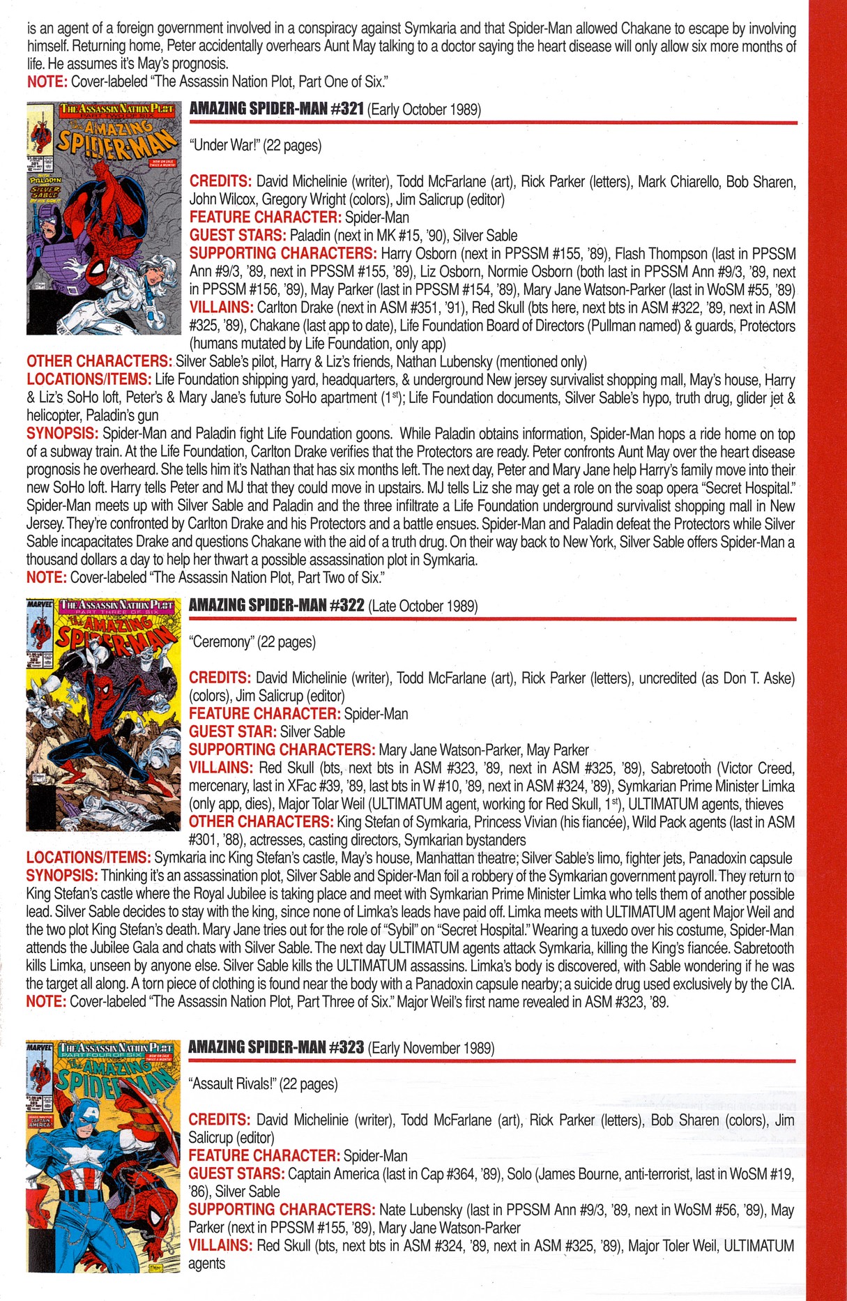 Read online Official Index to the Marvel Universe comic -  Issue #7 - 21