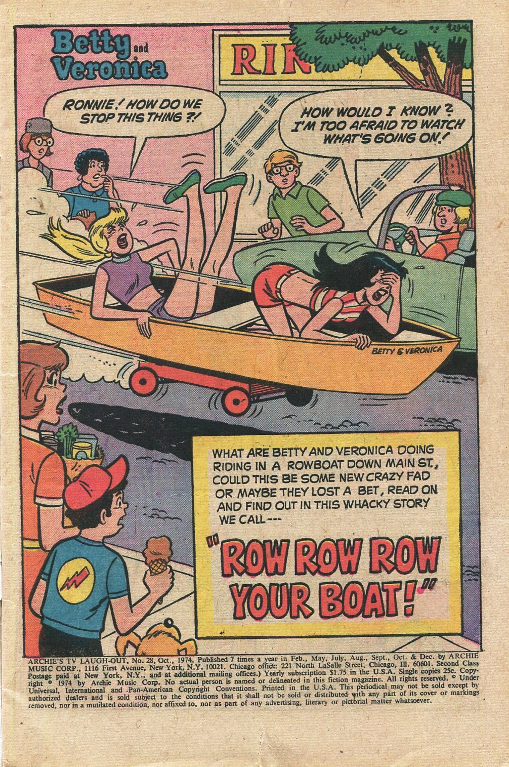Read online Archie's TV Laugh-Out comic -  Issue #28 - 3