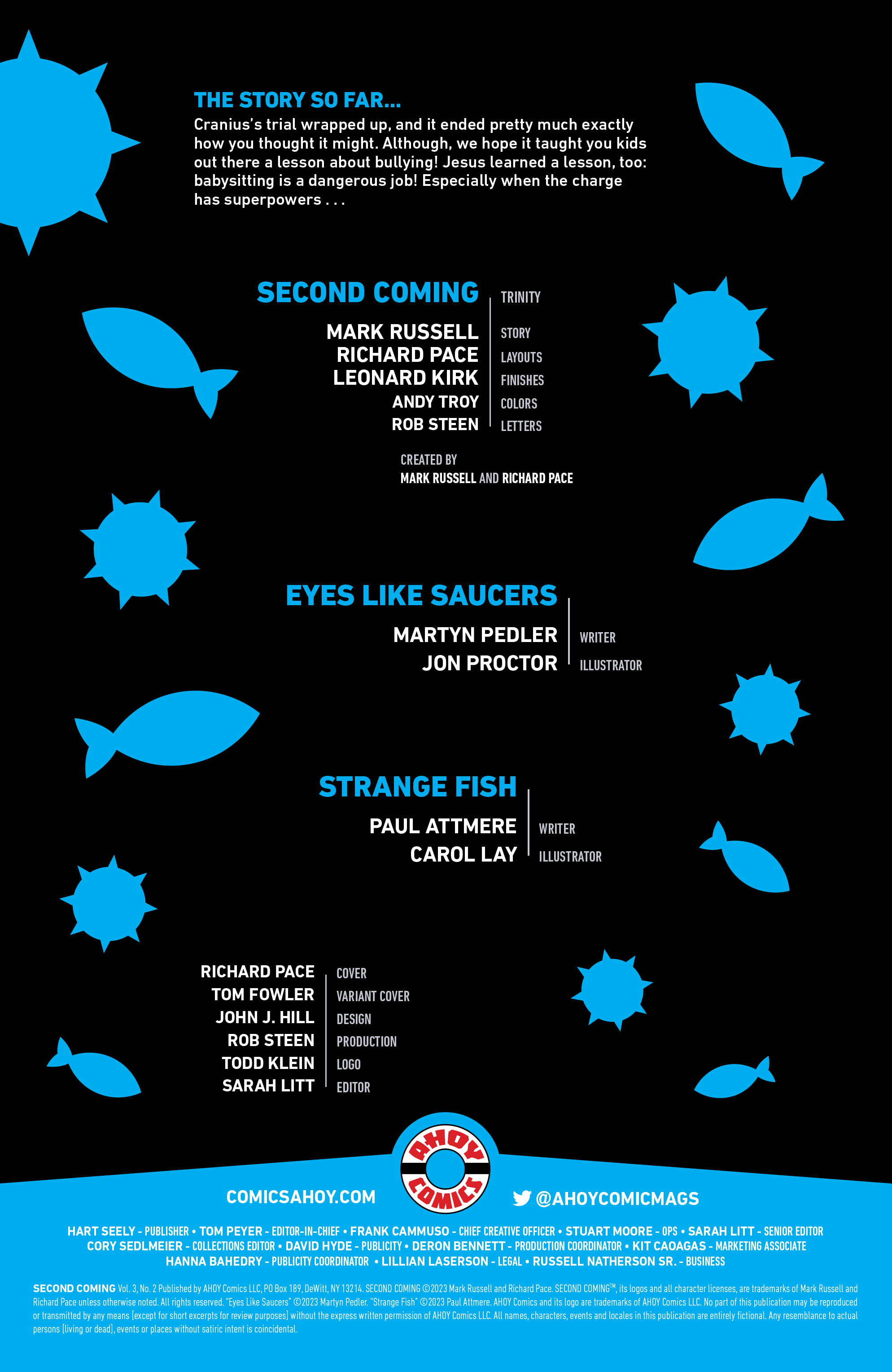 Read online Second Coming: Trinity comic -  Issue #2 - 2