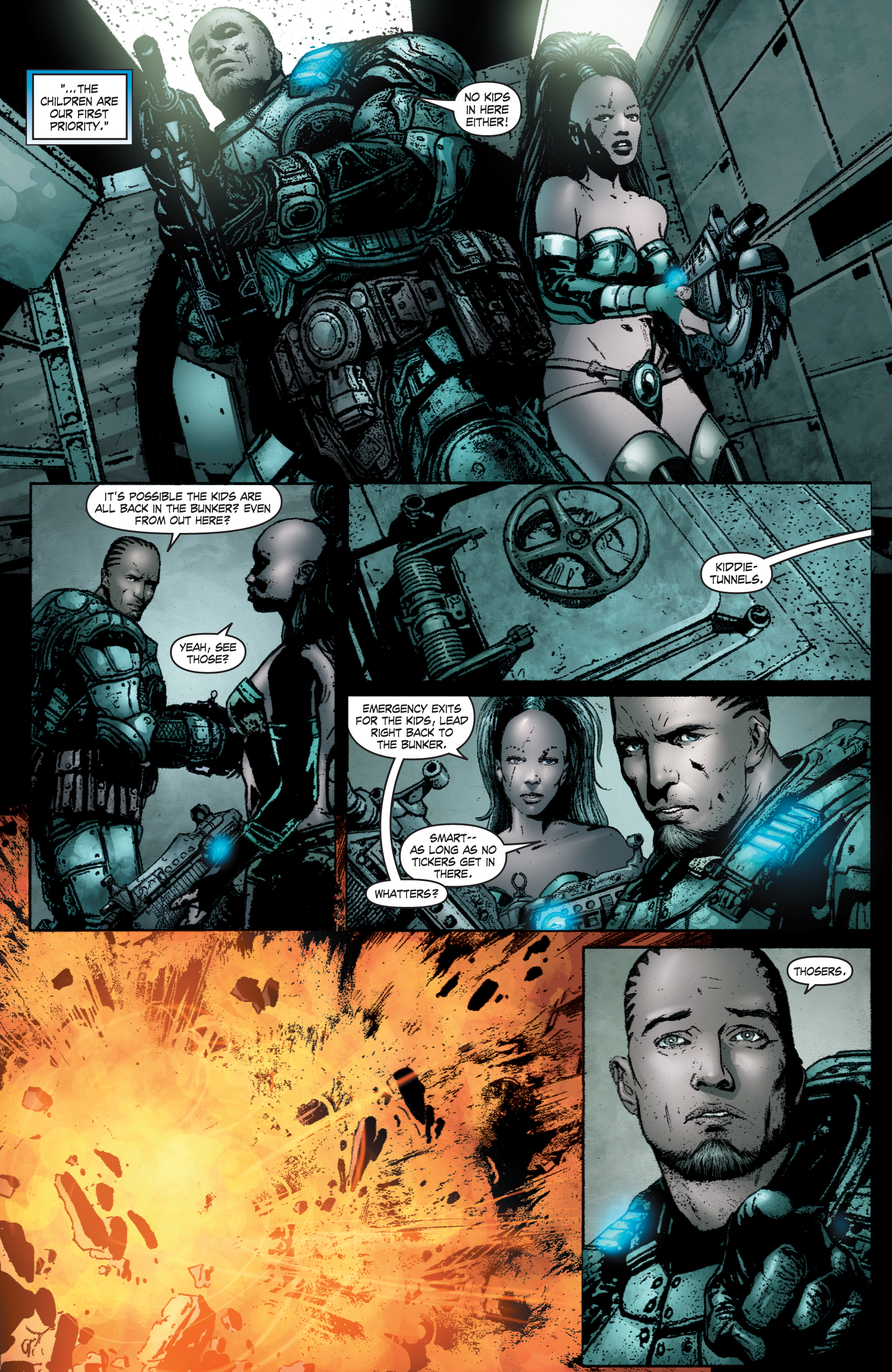 Read online Gears Of War comic -  Issue #11 - 12