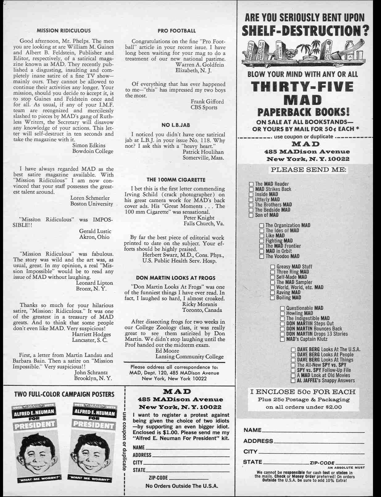 Read online MAD comic -  Issue #120 - 5