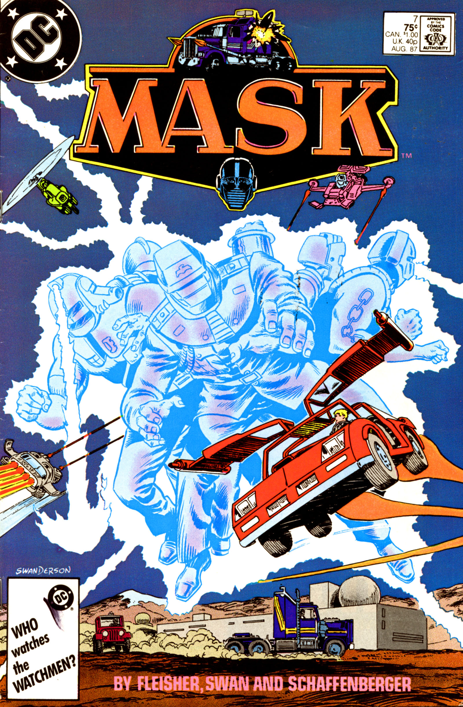 Read online MASK (1987) comic -  Issue #7 - 1