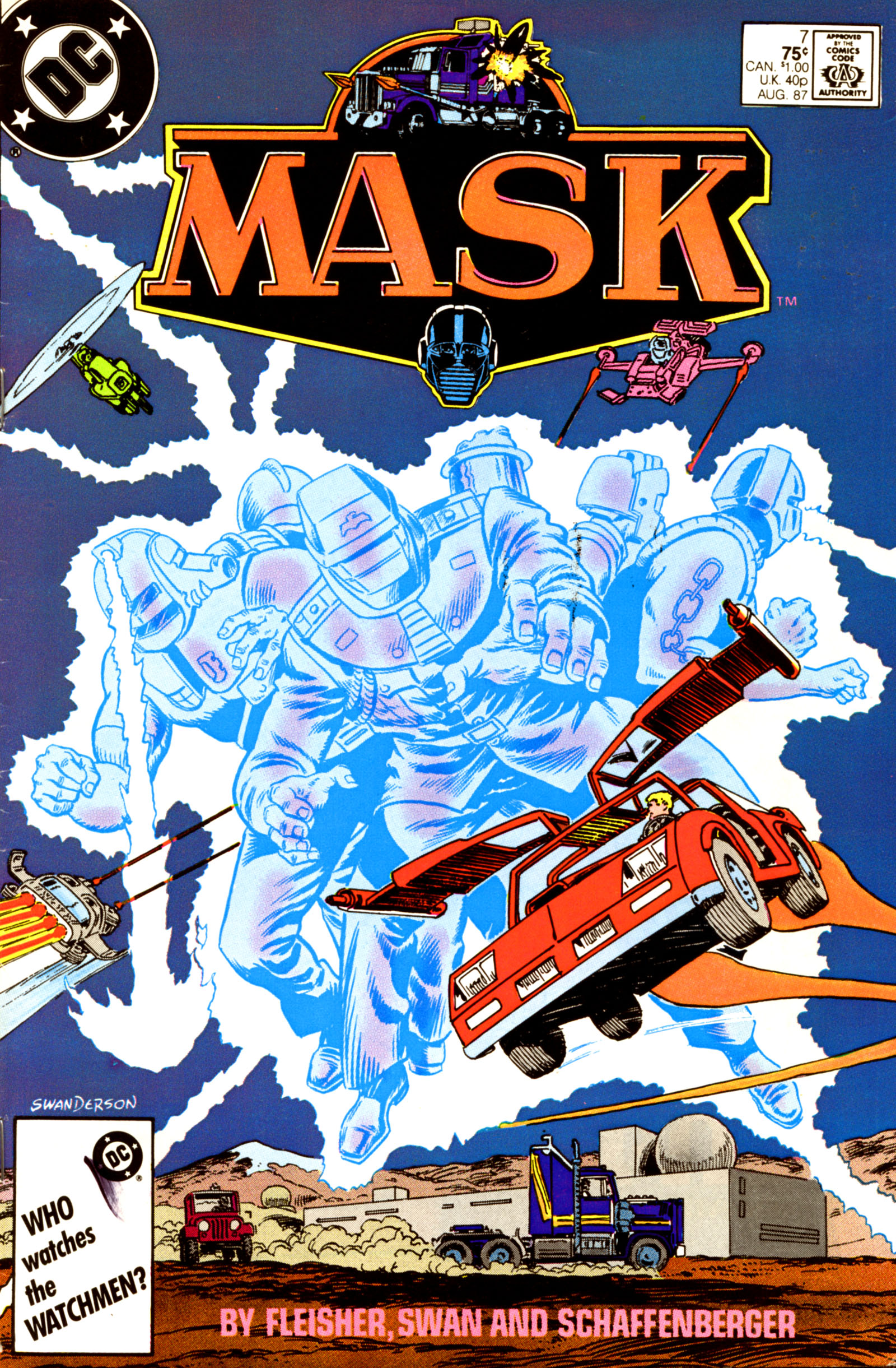 Read online MASK (1987) comic -  Issue #7 - 1