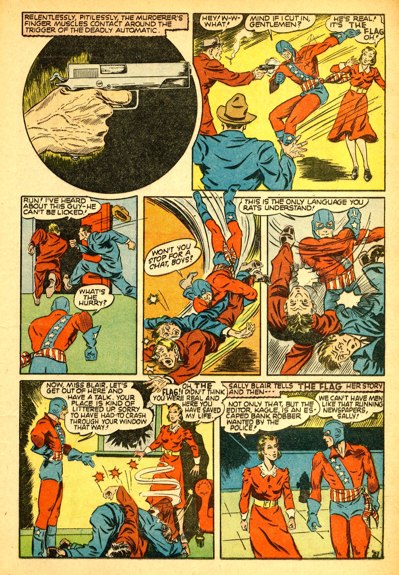 Read online Our Flag Comics comic -  Issue #2 - 22