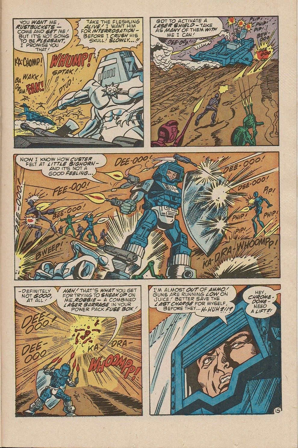 Read online ManTech Robot Warriors comic -  Issue #3 - 21