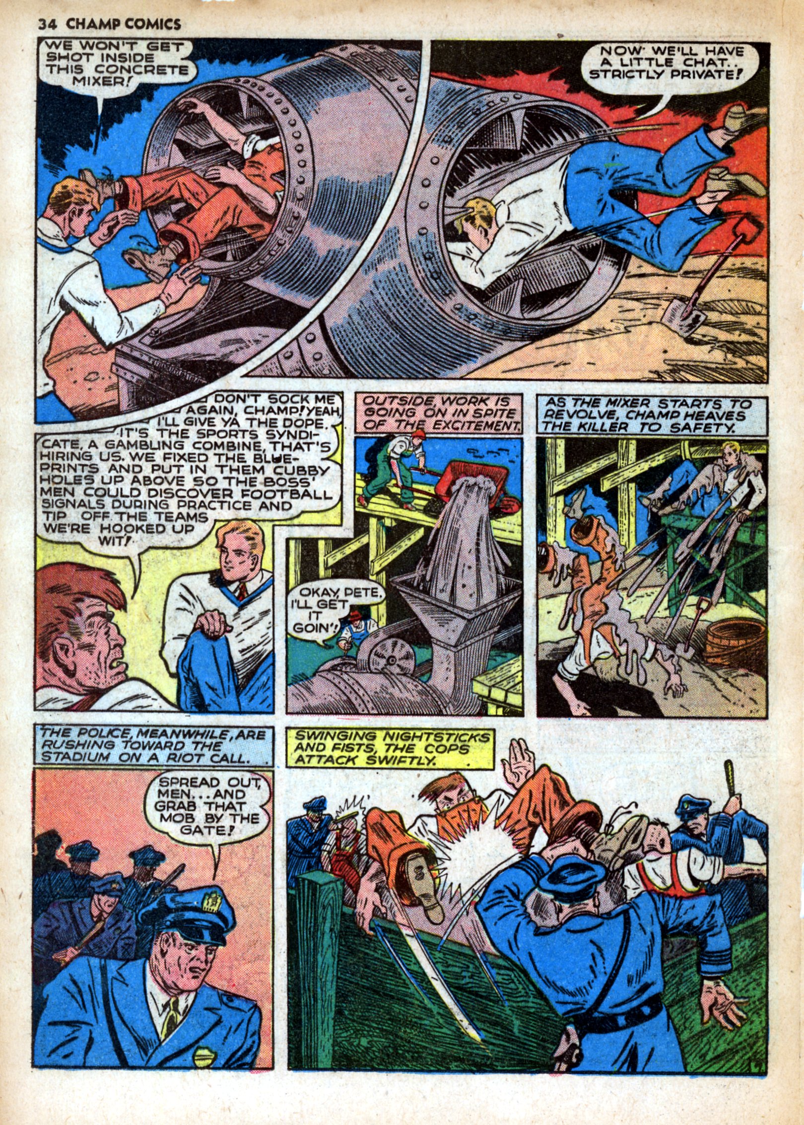 Read online Champ Comics comic -  Issue #15 - 36