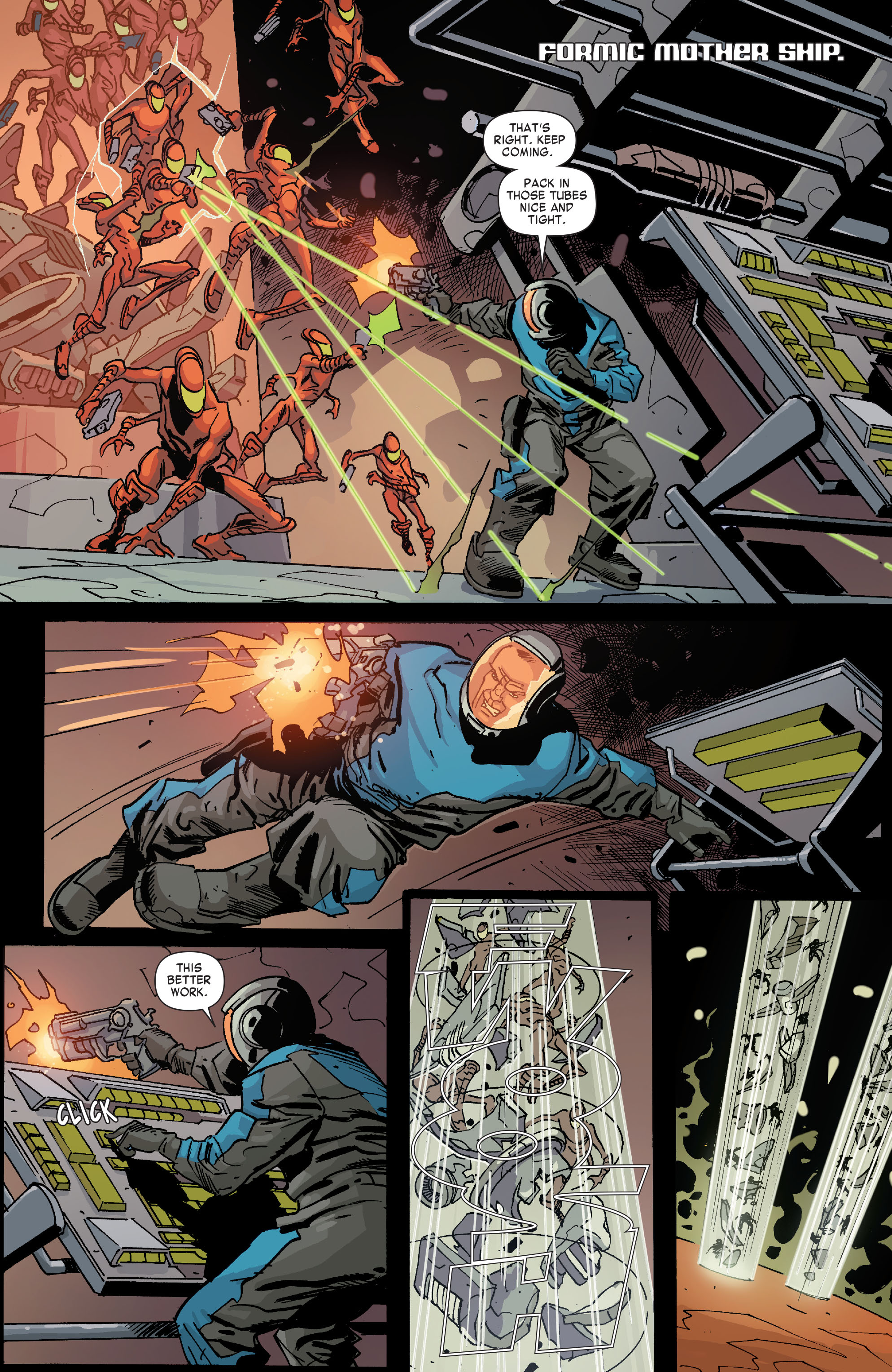 Read online Formic Wars: Silent Strike comic -  Issue #5 - 7