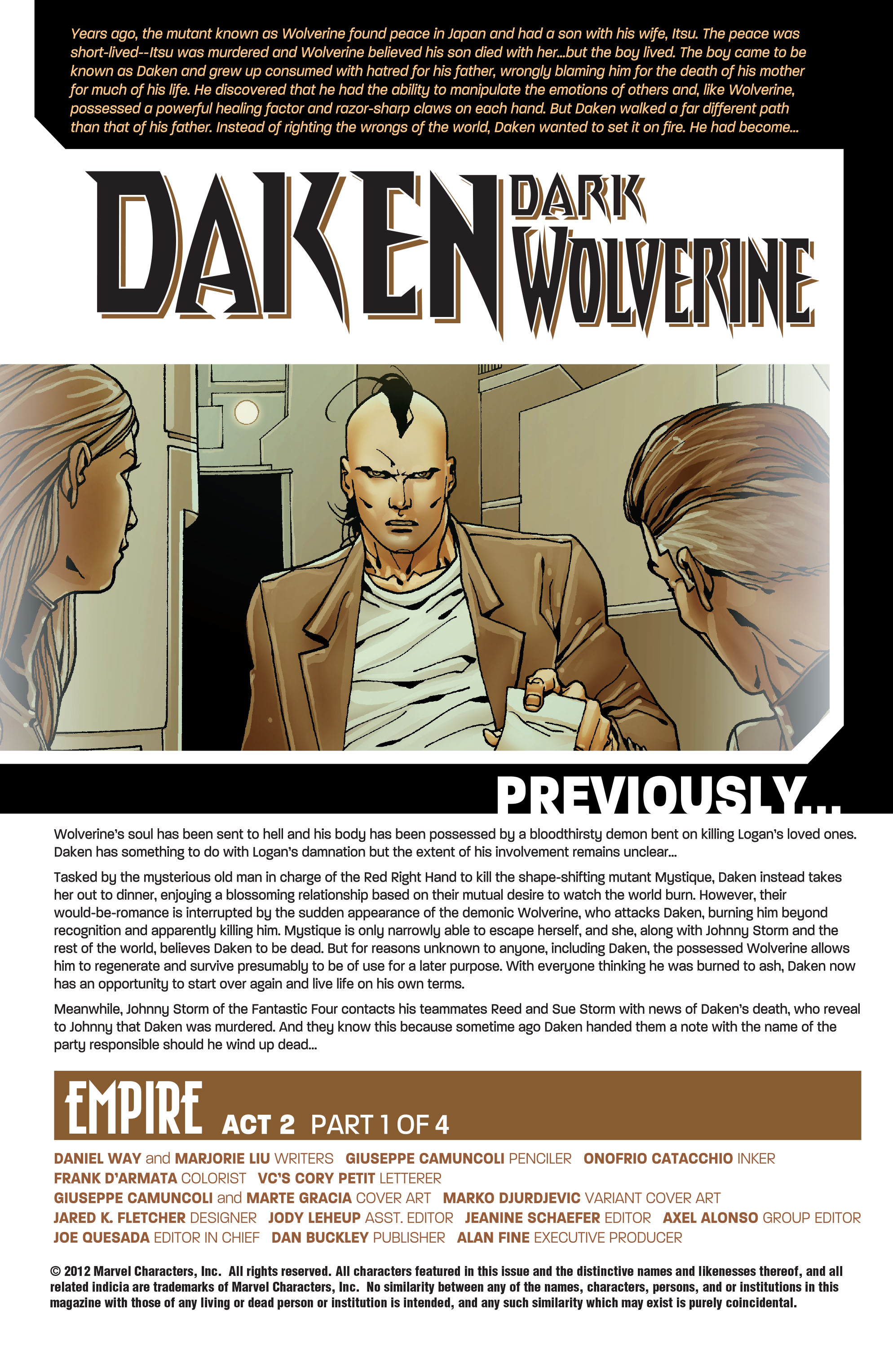 Read online Daken: Dark Wolverine comic -  Issue #4 - 2