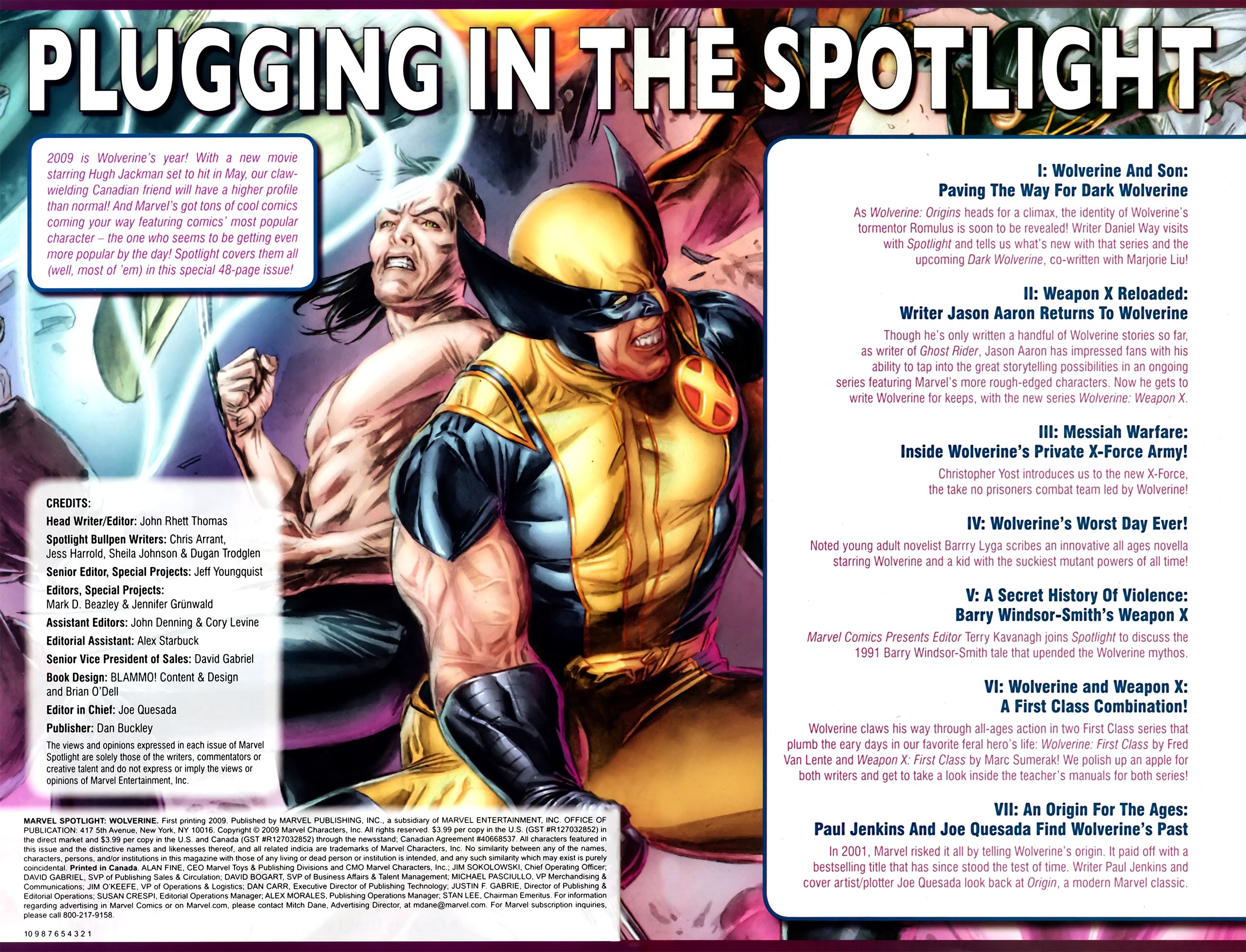 Read online Marvel Spotlight: Wolverine comic -  Issue # Full - 2