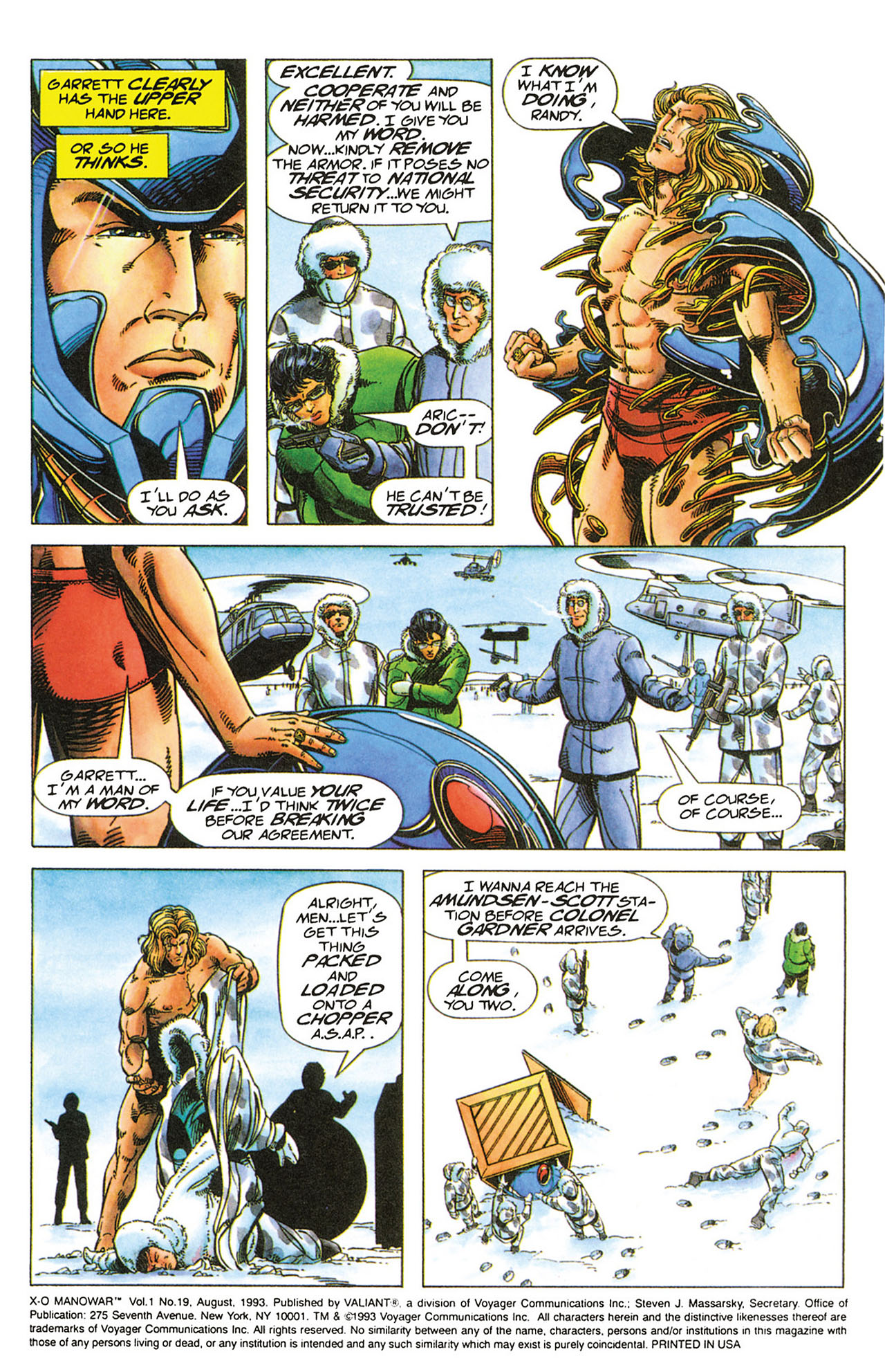 Read online X-O Manowar (1992) comic -  Issue #19 - 3
