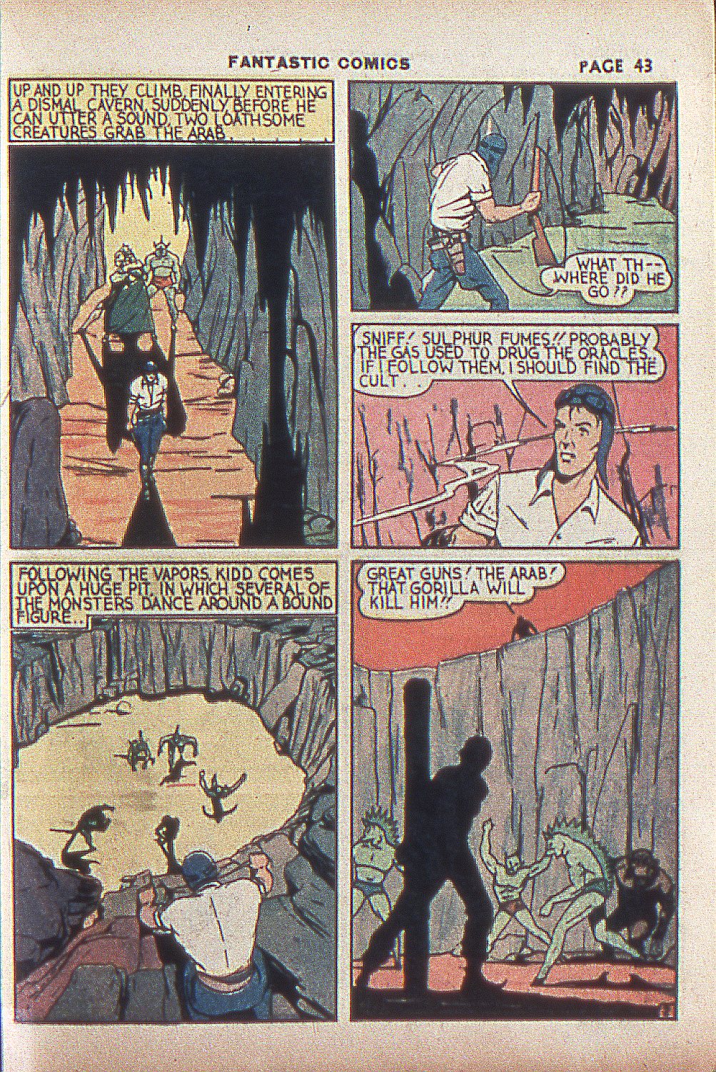 Read online Fantastic Comics comic -  Issue #4 - 44