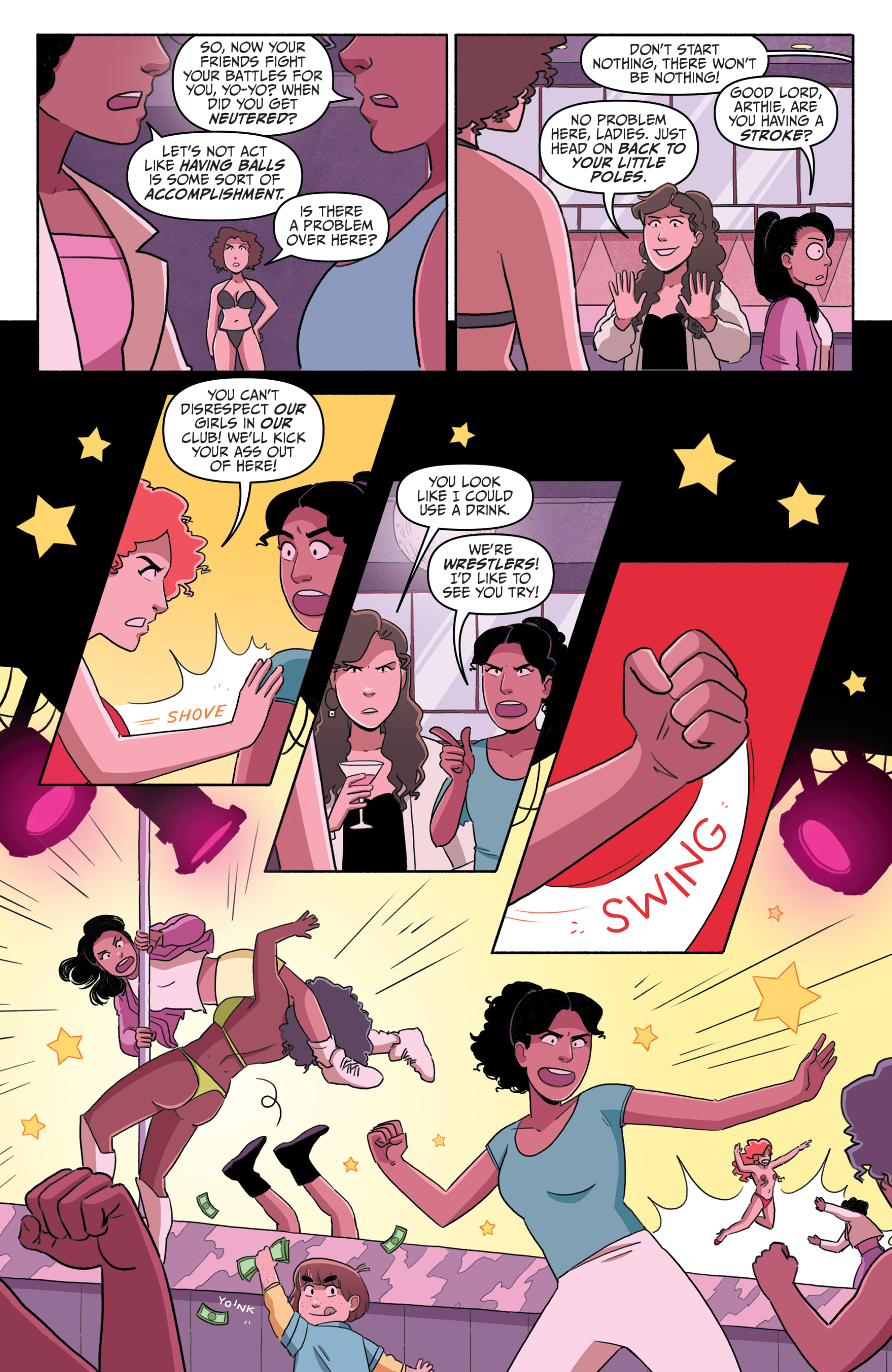 Read online GLOW vs the Babyface comic -  Issue #4 - 11