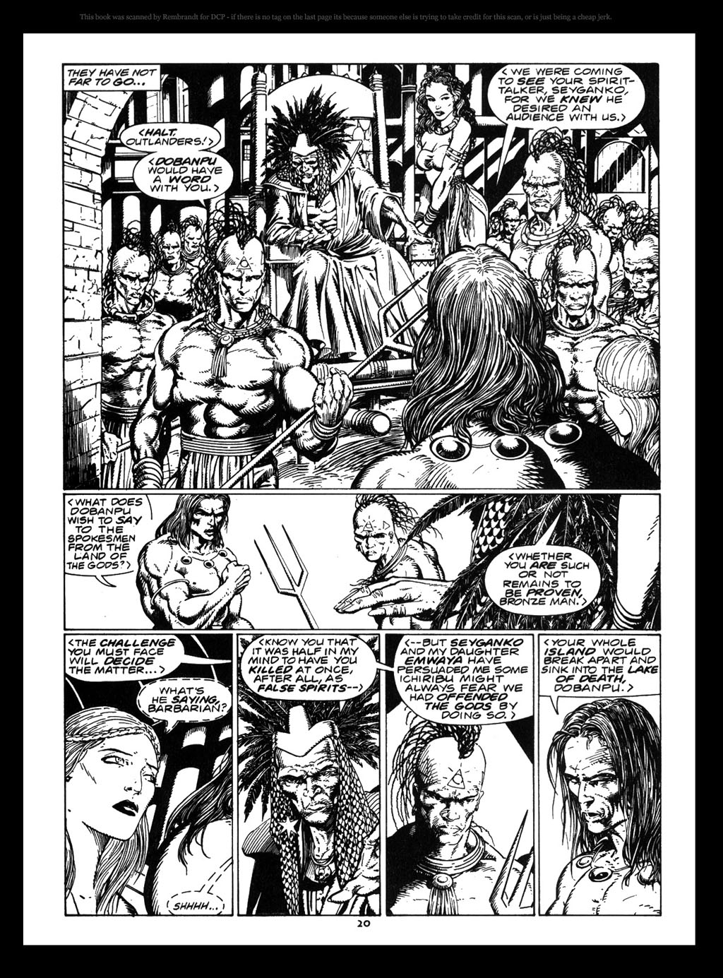 Read online The Savage Sword Of Conan comic -  Issue #212 - 22