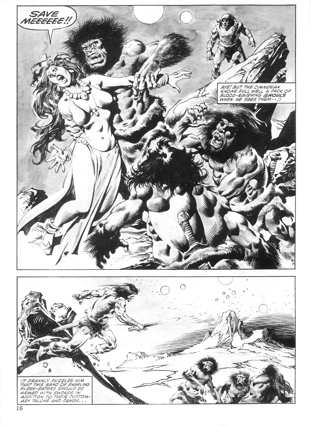Read online The Savage Sword Of Conan comic -  Issue #93 - 16