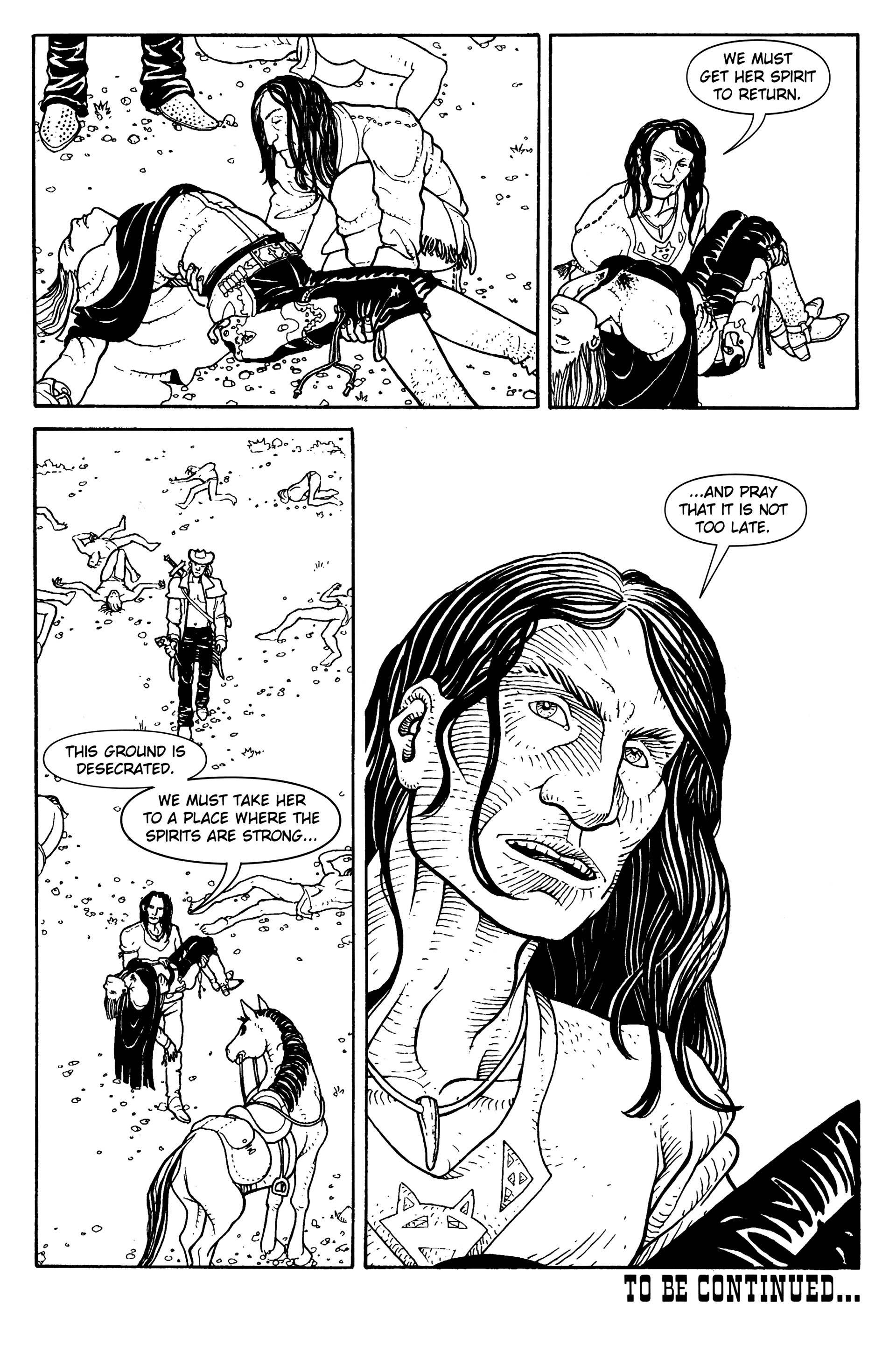 Read online Warrior Nun: Black & White comic -  Issue #12 - 23