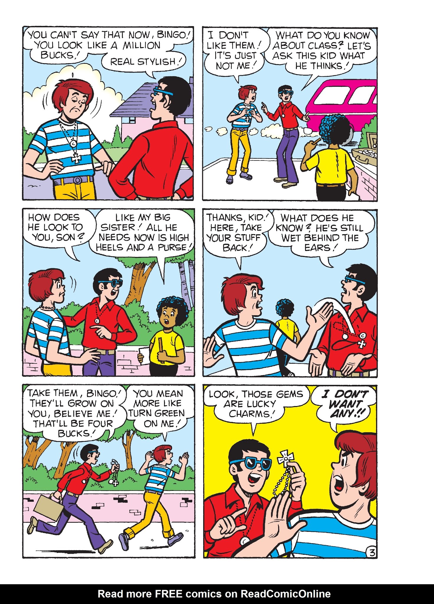 Read online Archie's Funhouse Double Digest comic -  Issue #28 - 133