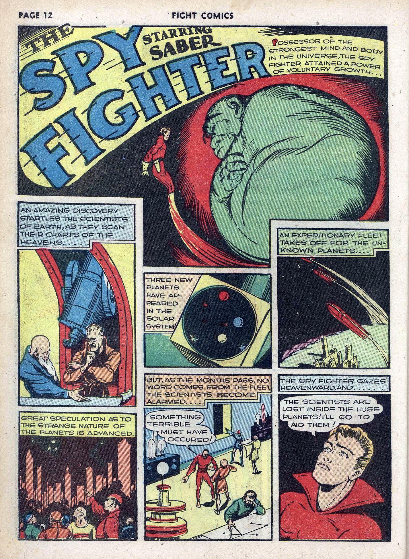 Read online Fight Comics comic -  Issue #10 - 14