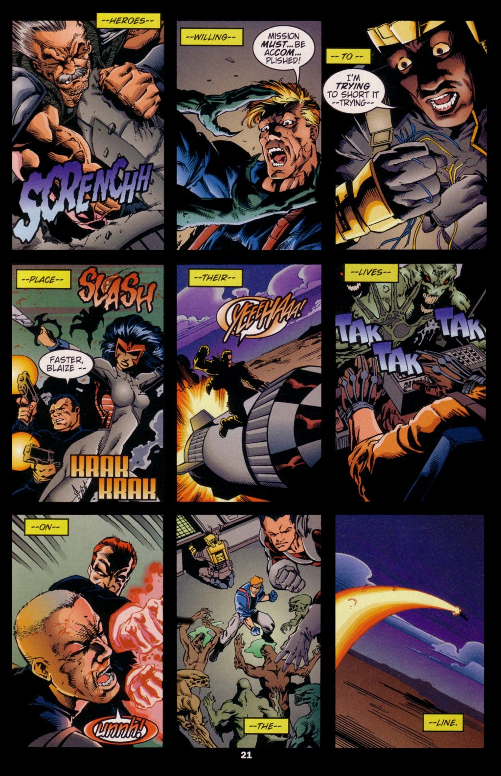 Read online Team One: Stormwatch comic -  Issue #2 - 22