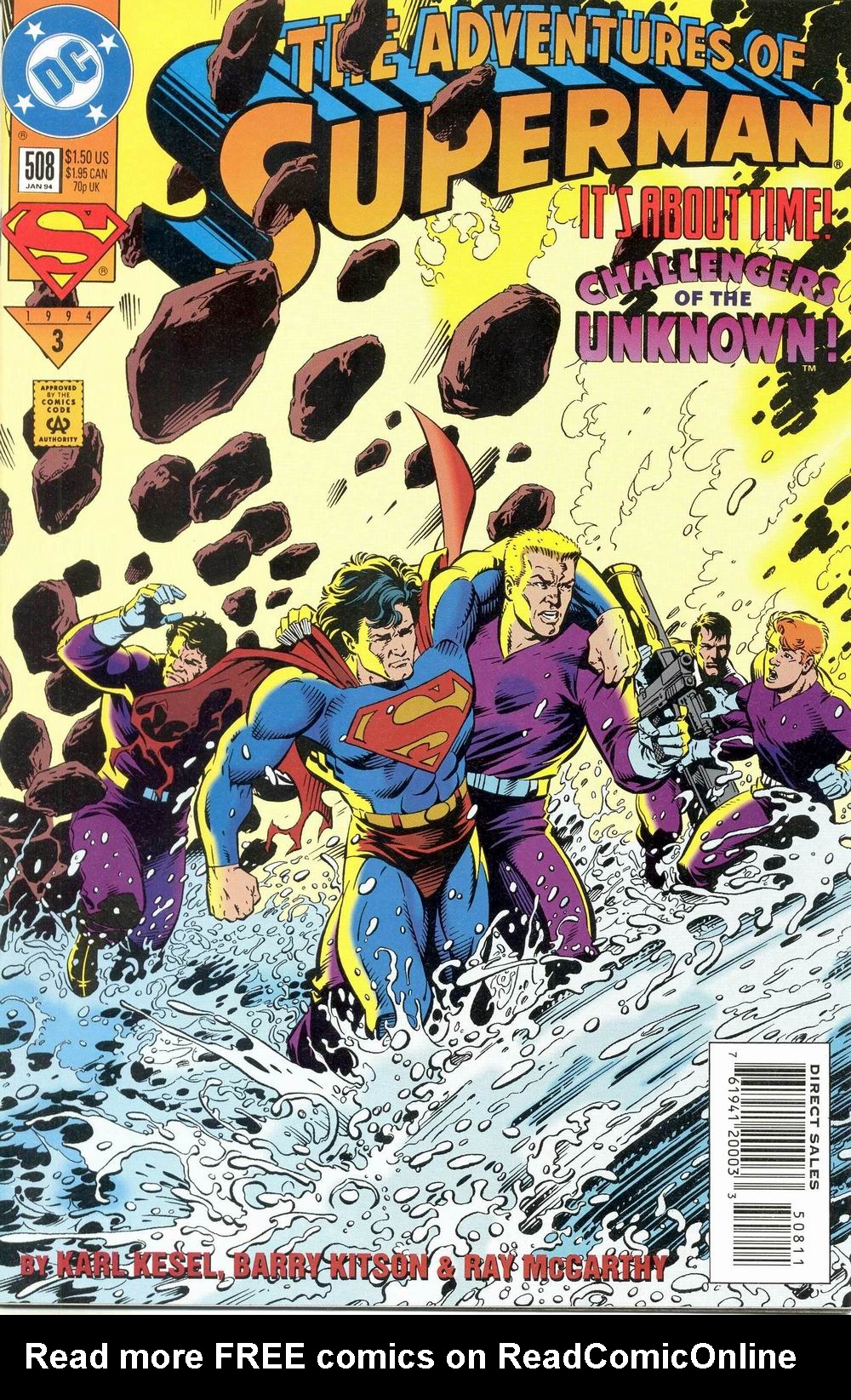 Read online Adventures of Superman (1987) comic -  Issue #508 - 1