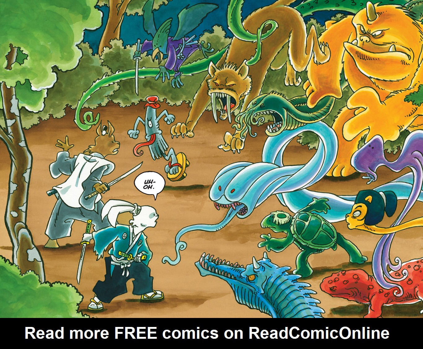 Read online Usagi Yojimbo: Yokai comic -  Issue # Full - 25