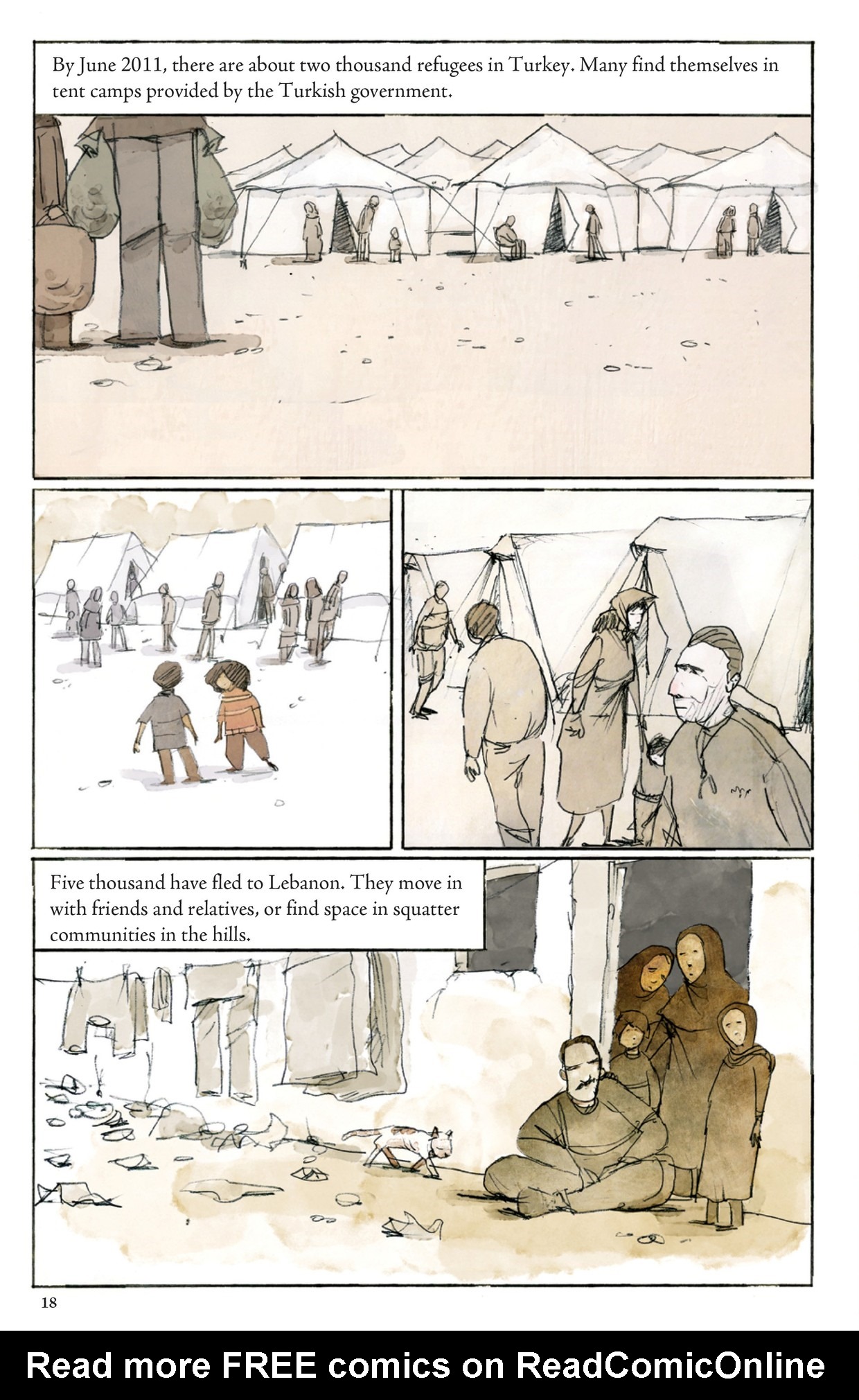 Read online The Unwanted: Stories of the Syrian Refugees comic -  Issue # TPB - 17