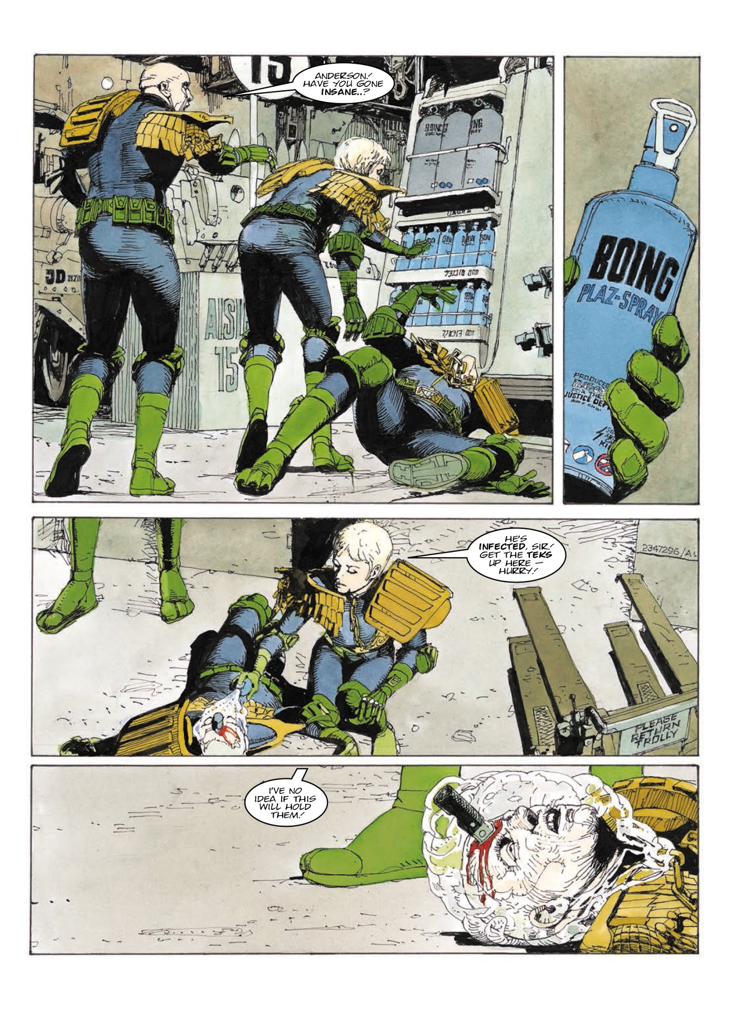 Read online Judge Anderson: The Psi Files comic -  Issue # TPB 4 - 215