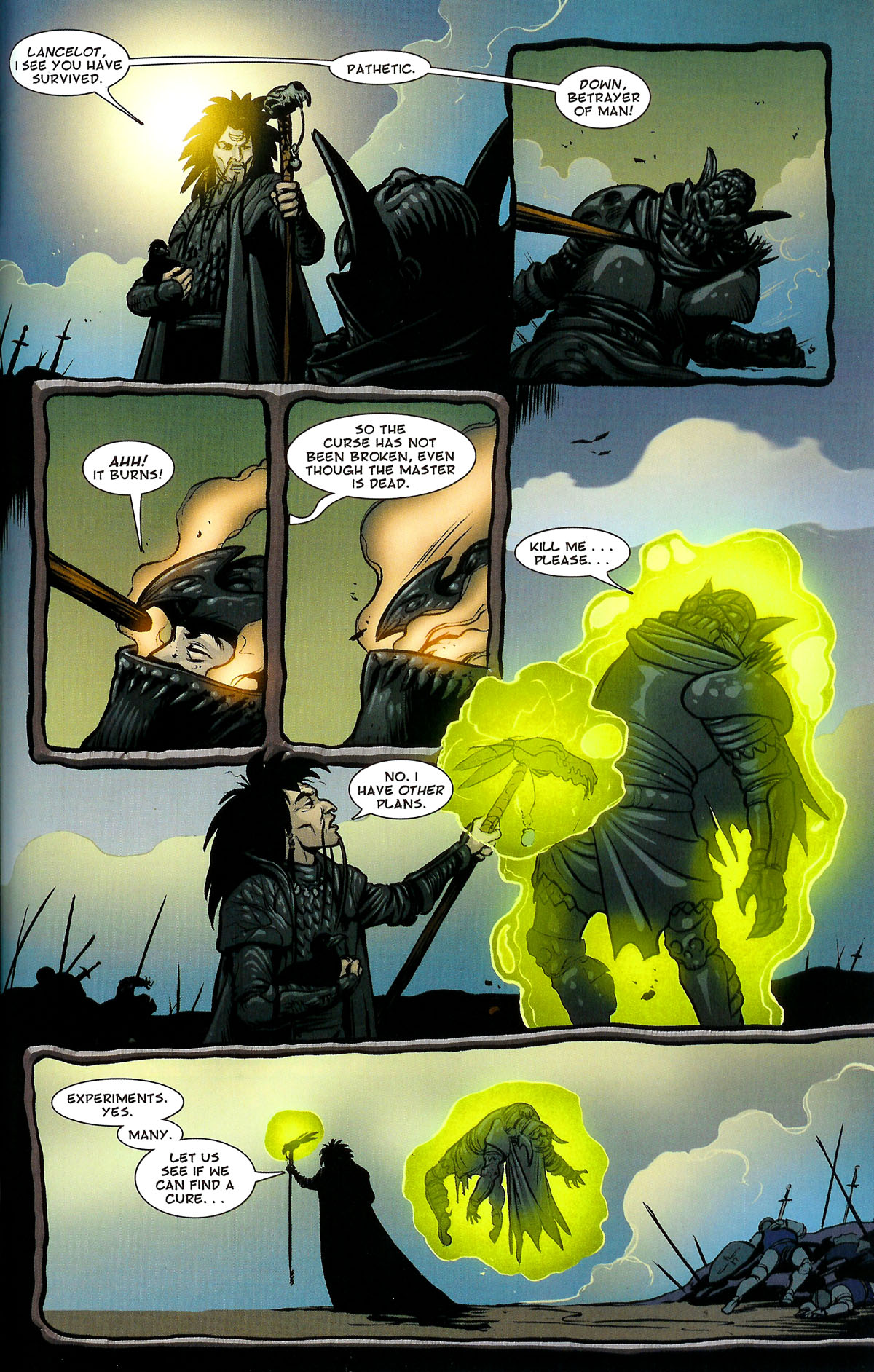 Read online Dracula vs King Arthur comic -  Issue #4 - 65